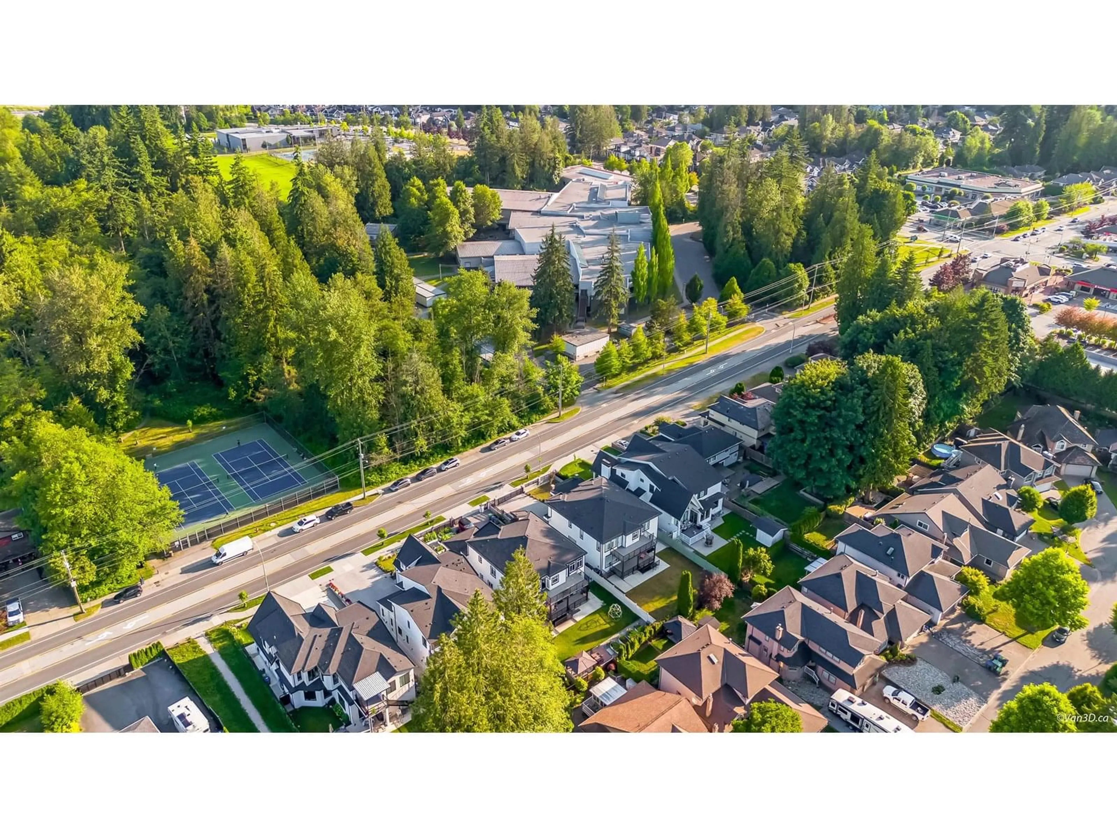 A pic from outside/outdoor area/front of a property/back of a property/a pic from drone, street for 16129 108, Surrey British Columbia V4N1P2