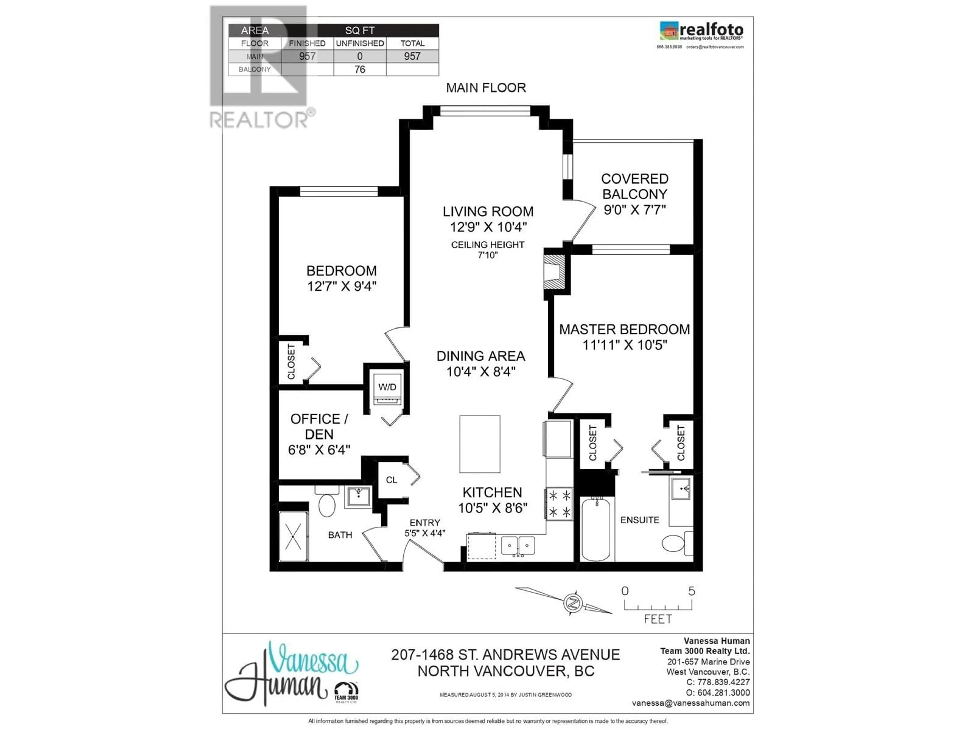 Floor plan for 207 - 1468 ST. ANDREWS AVENUE, North Vancouver British Columbia V7L0A8