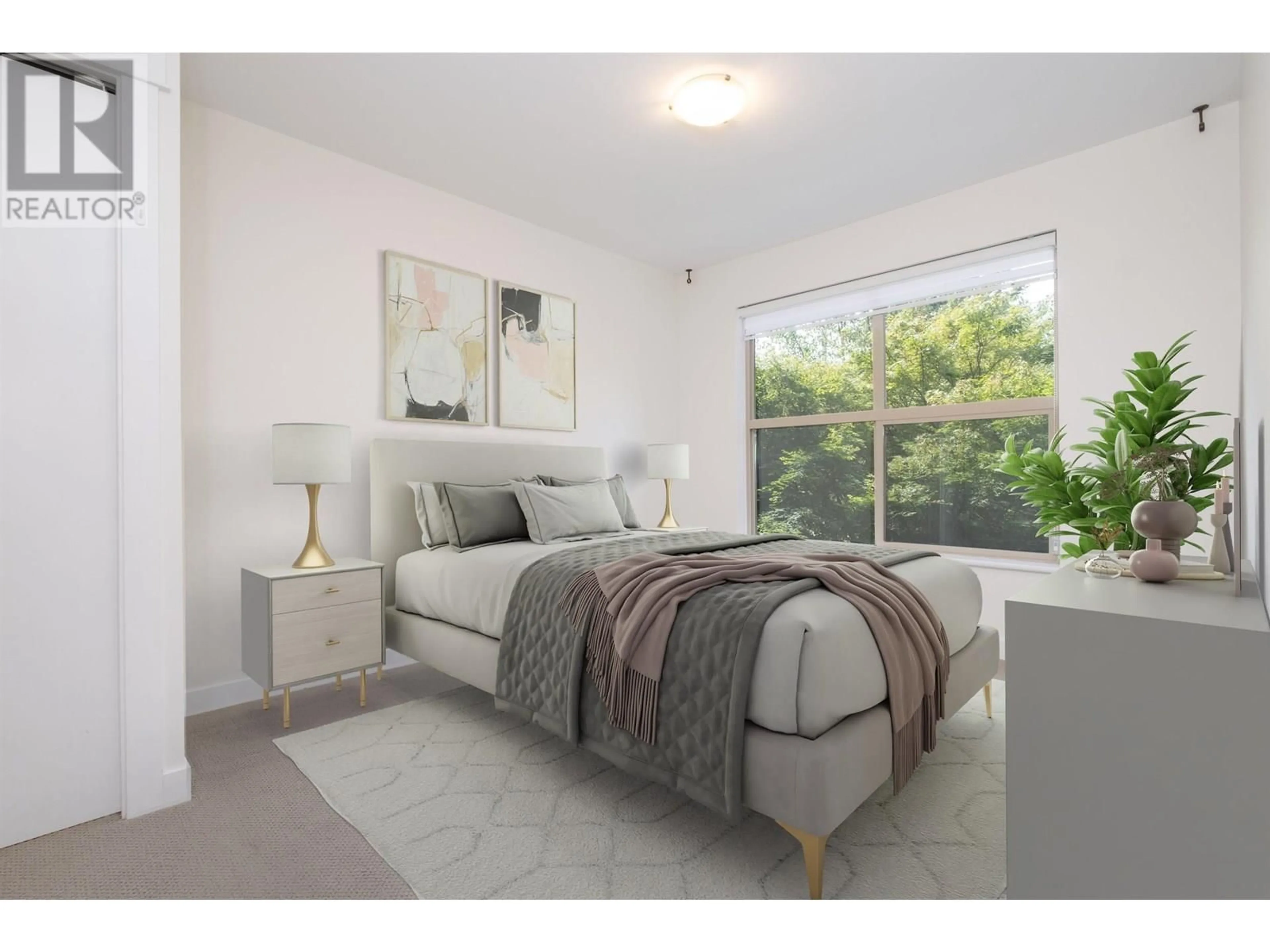 Bedroom with bed, unknown for 207 - 1468 ST. ANDREWS AVENUE, North Vancouver British Columbia V7L0A8