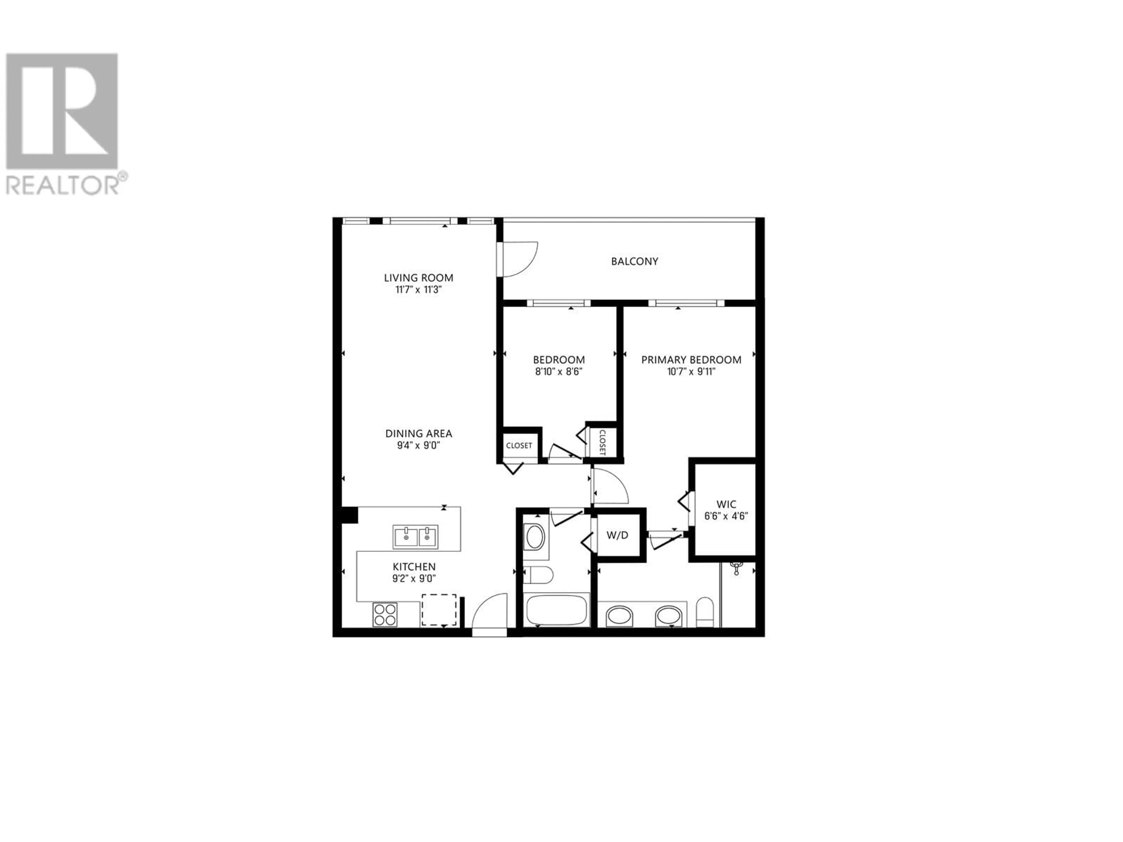 Floor plan for 516 - 2665 MOUNTAIN HIGHWAY, North Vancouver British Columbia V7J0A8