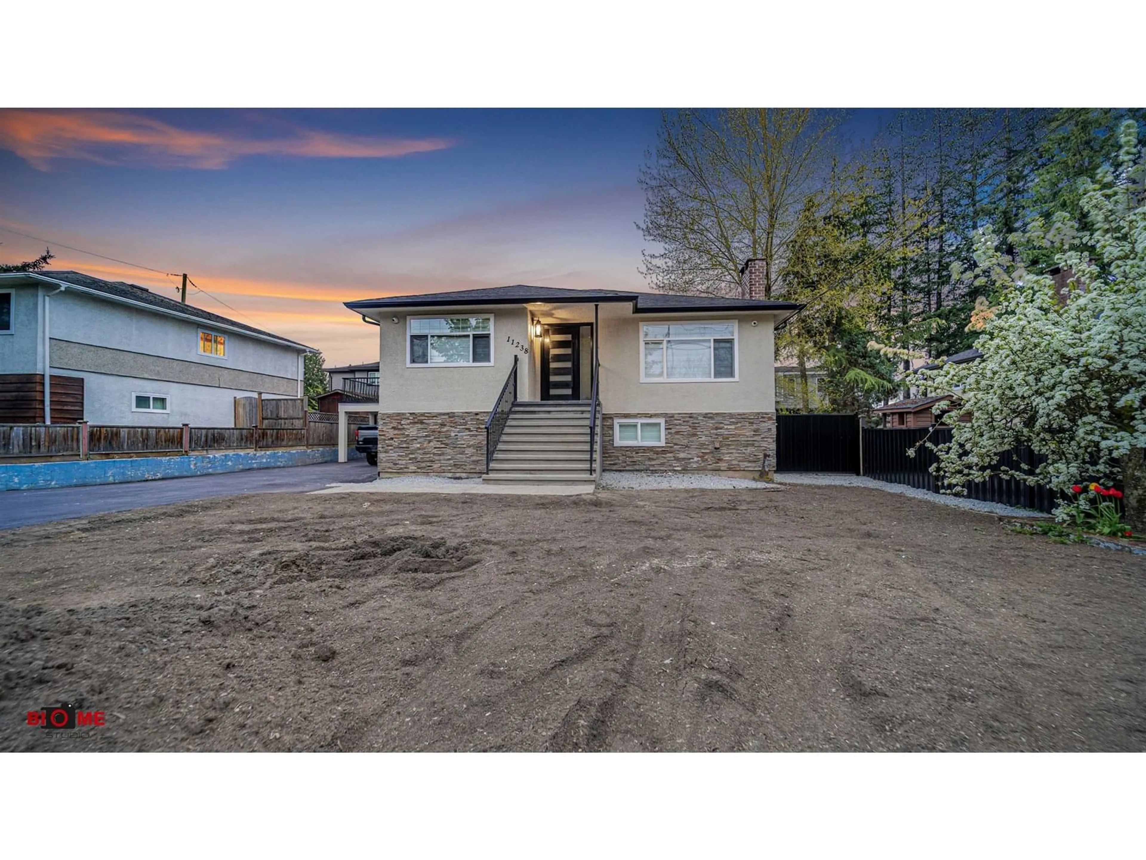 Home with vinyl exterior material, street for 11238 82, Delta British Columbia V4C2B7