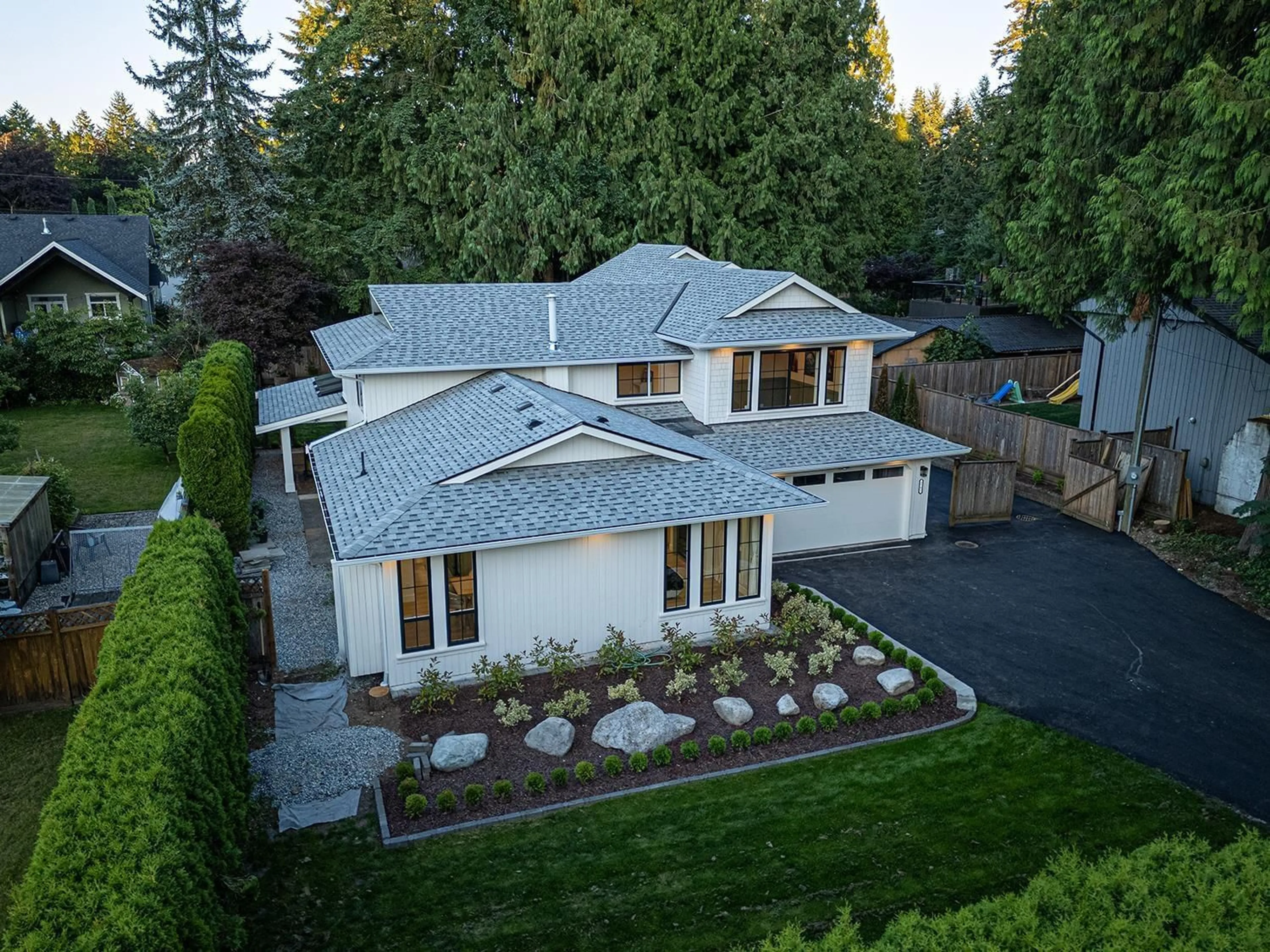 A pic from outside/outdoor area/front of a property/back of a property/a pic from drone, street for 3782 201A, Langley British Columbia V3A1R2