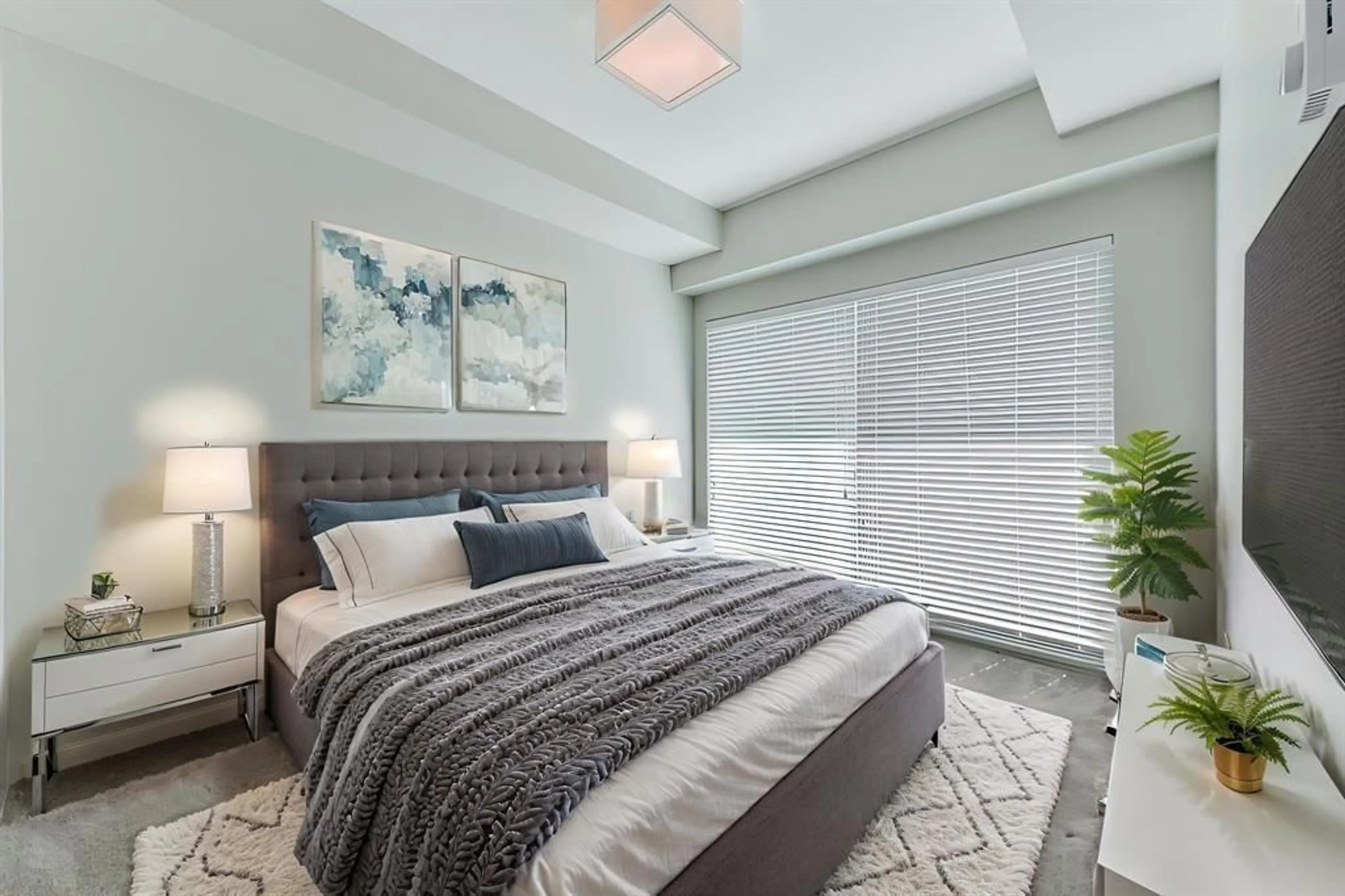 Bedroom with bed, carpet floor for 519 - 9015 120, Delta British Columbia V4C0E3