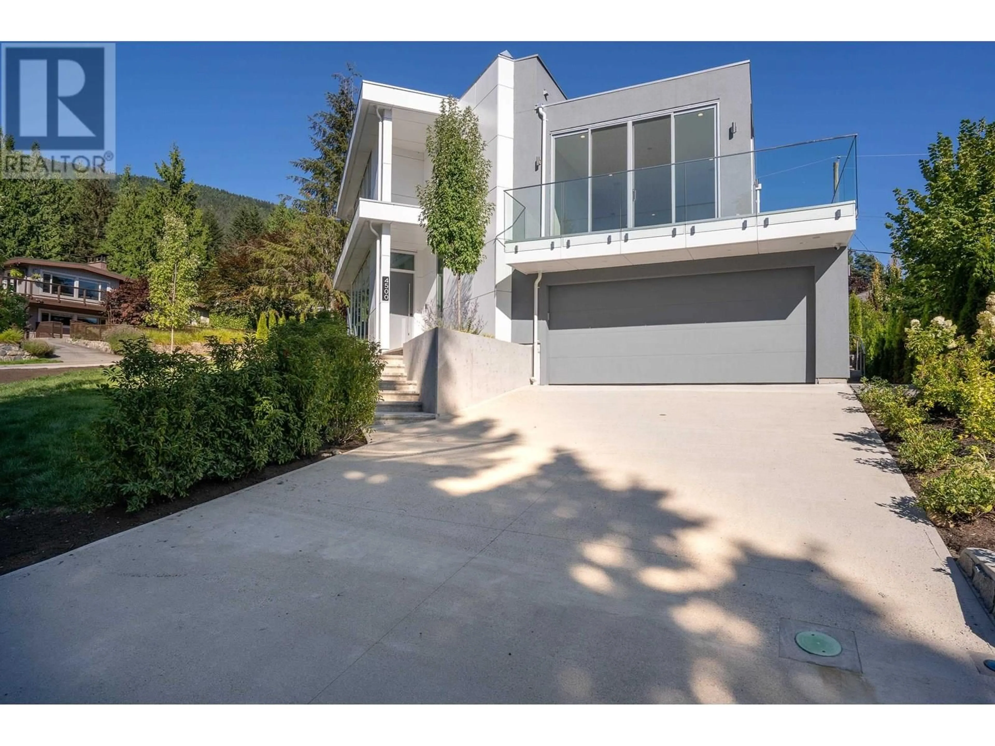 A pic from outside/outdoor area/front of a property/back of a property/a pic from drone, street for 4500 CANTERBURY CRESCENT, North Vancouver British Columbia V7R3N6
