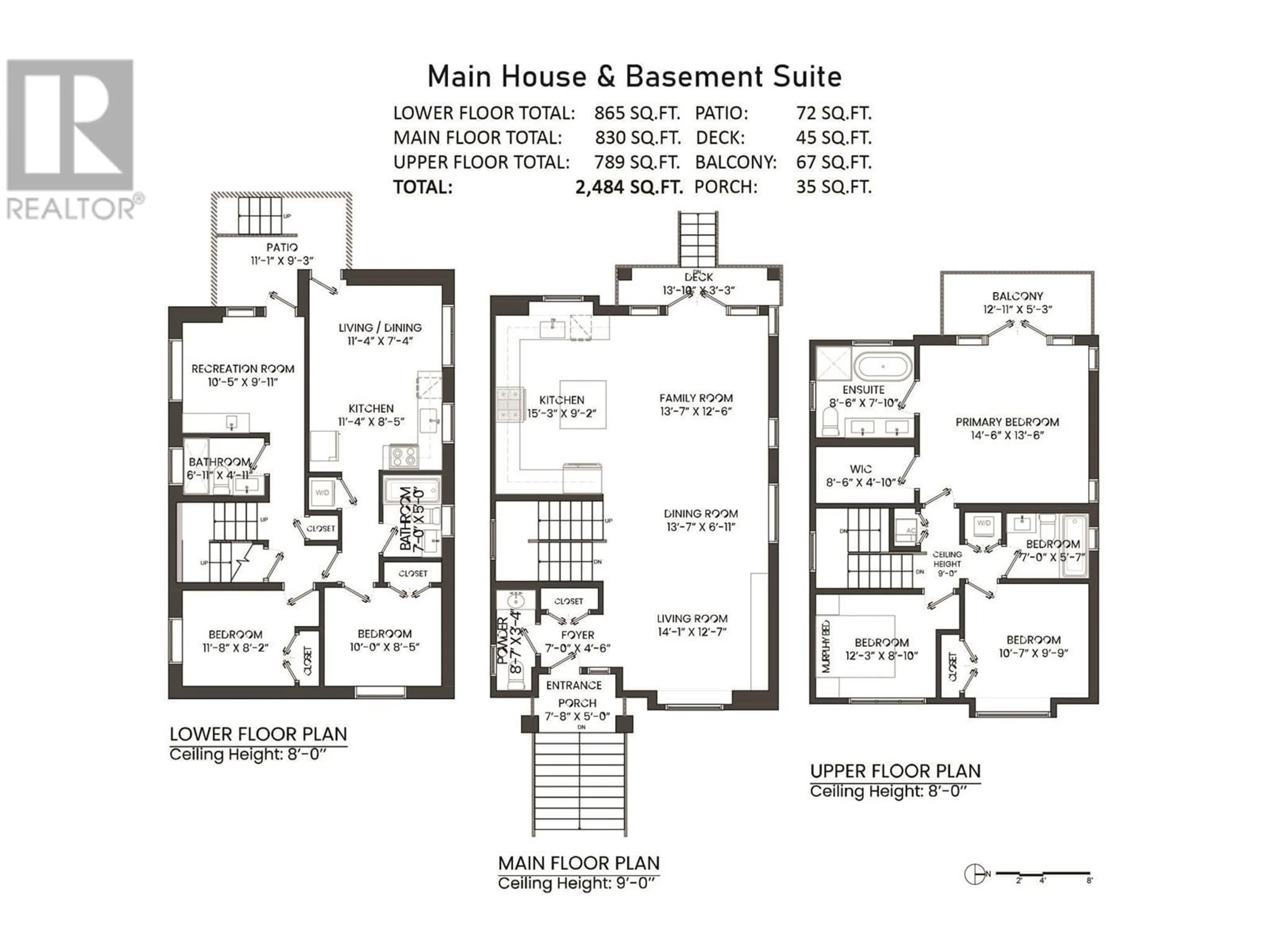 Floor plan for 4115 ELGIN STREET, Vancouver British Columbia V5V4R3