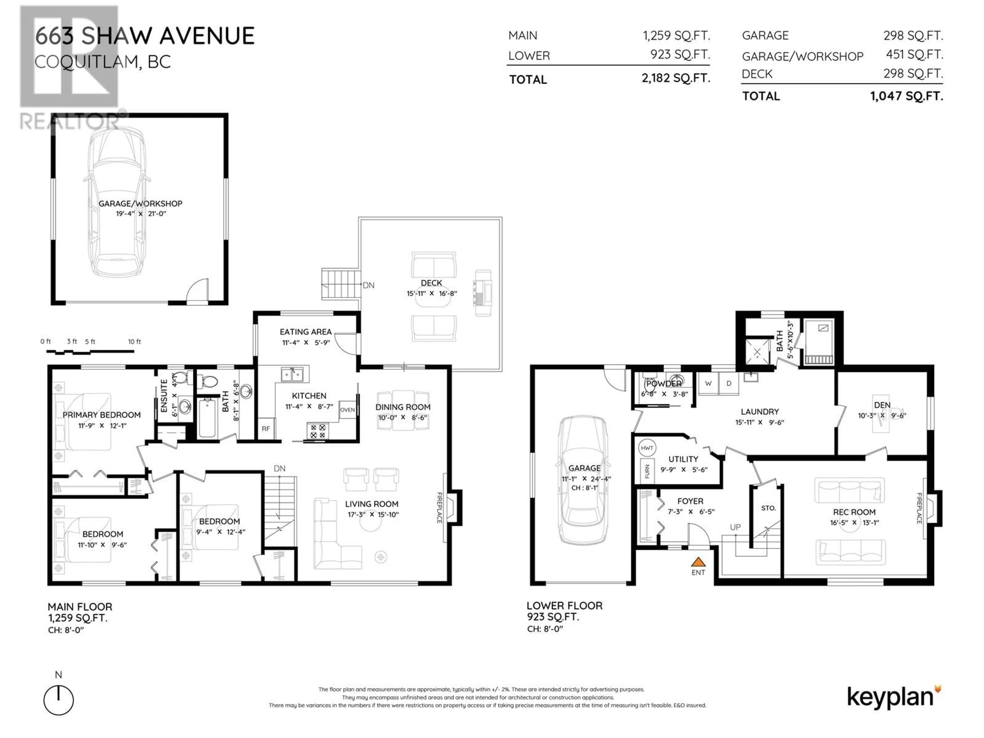 Floor plan for 663 SHAW AVENUE, Coquitlam British Columbia V3K2R7