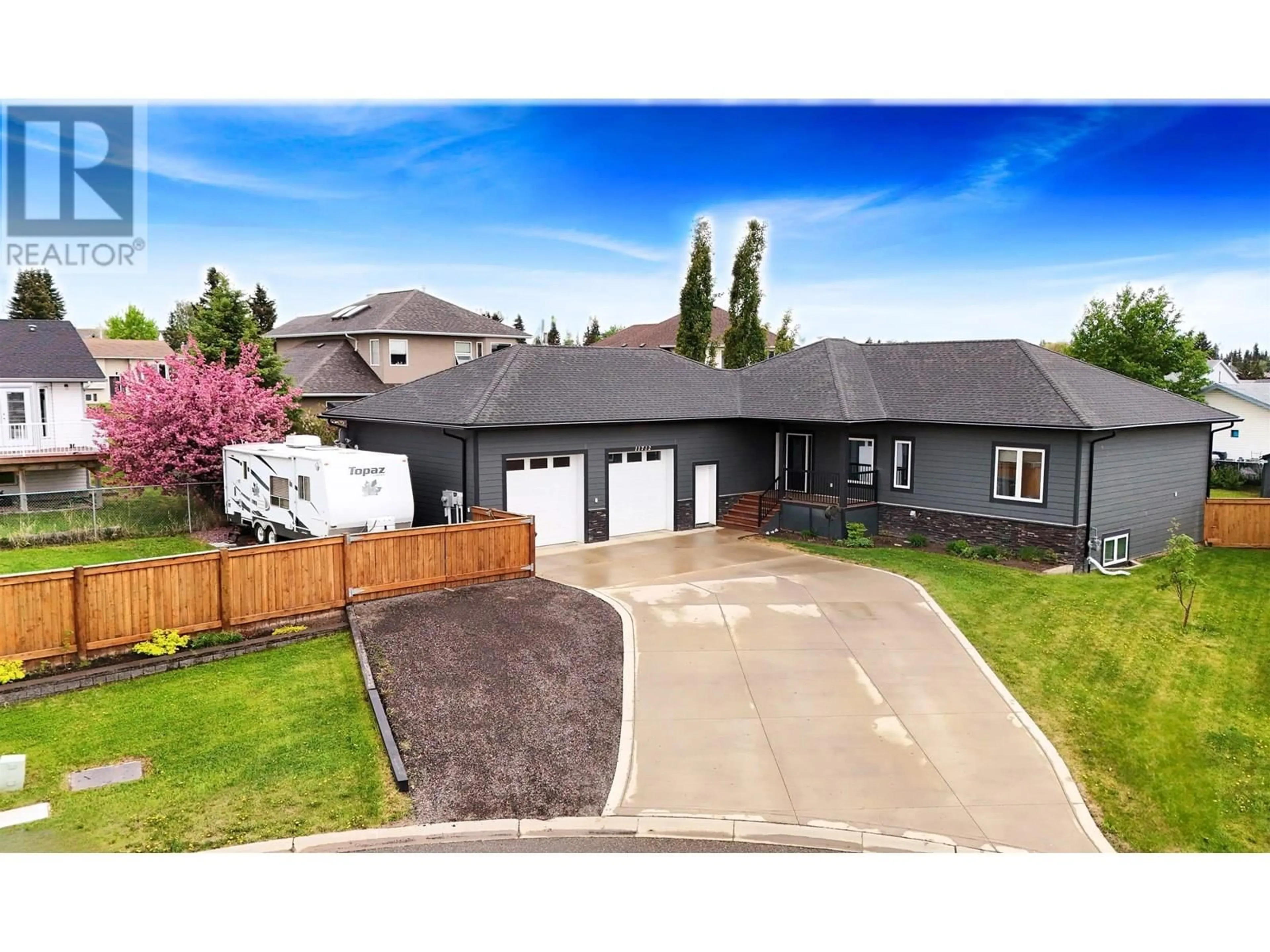 A pic from outside/outdoor area/front of a property/back of a property/a pic from drone, street for 11712 88A STREET, Fort St. John British Columbia V1J0H8