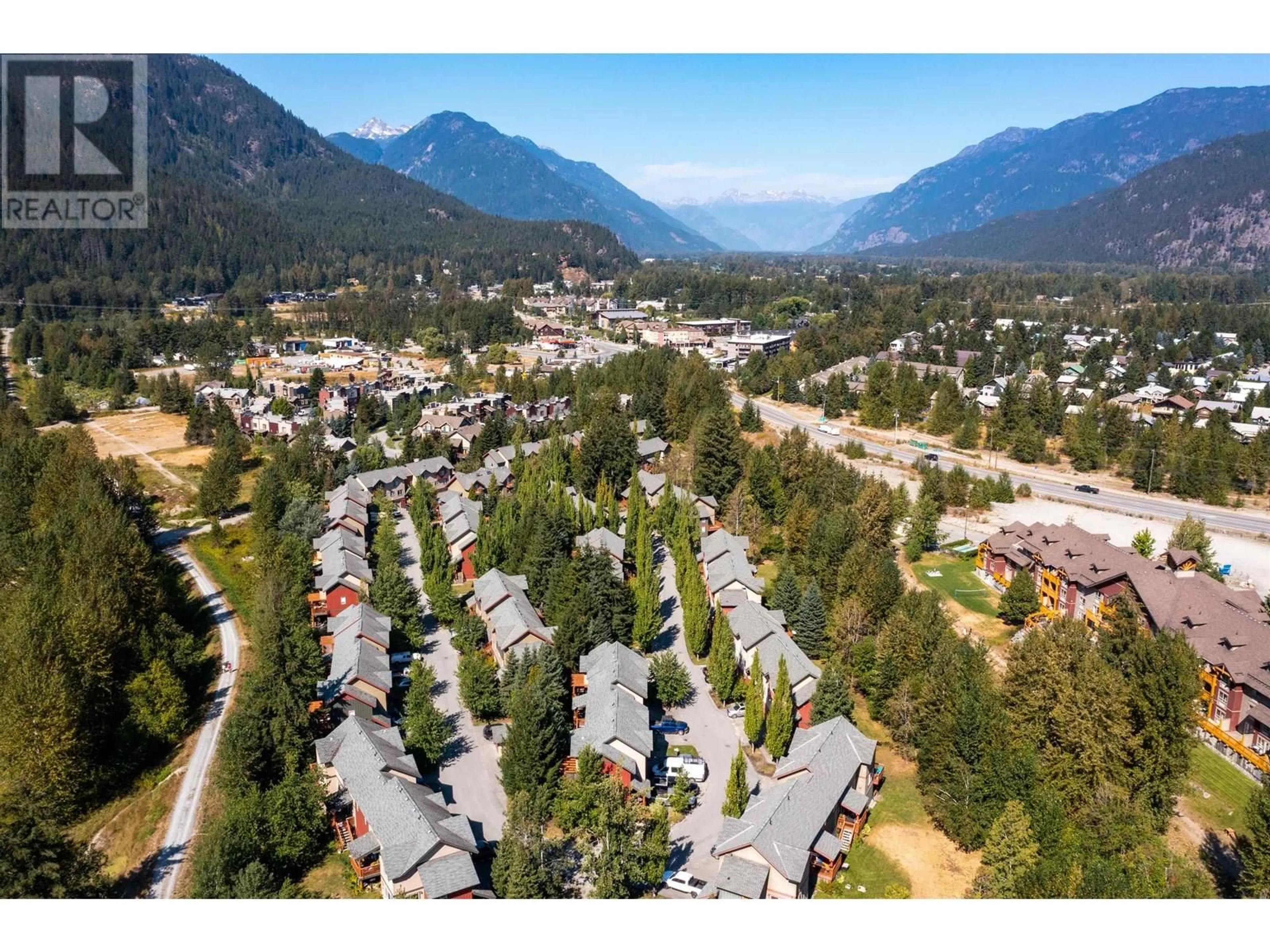 A pic from outside/outdoor area/front of a property/back of a property/a pic from drone, mountain view for 65 - 1450 VINE ROAD, Pemberton British Columbia V0N2L1