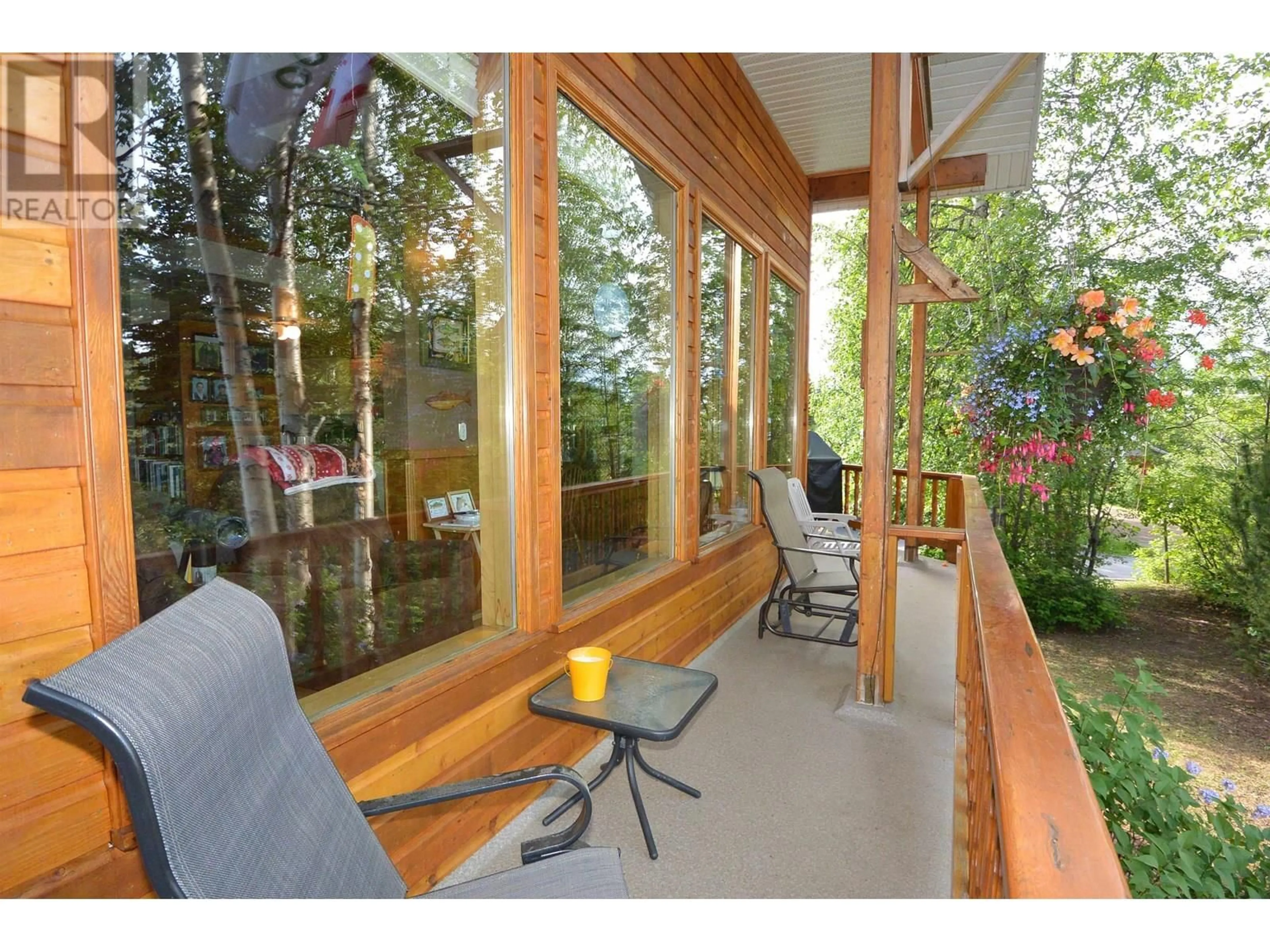 Patio, forest/trees view for 38597 FORESTRY POINT ROAD, Smithers British Columbia V0J2N7