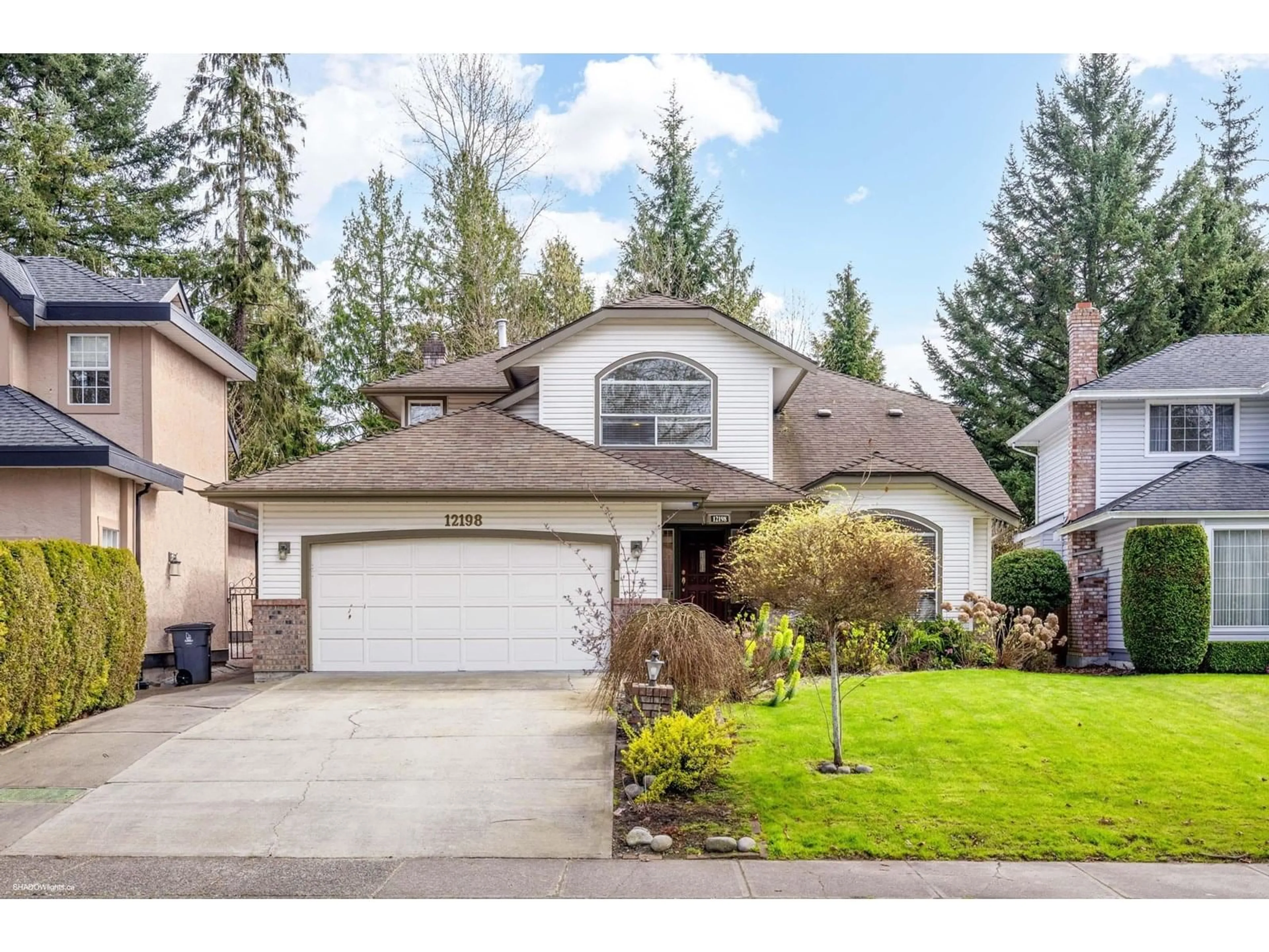 Home with vinyl exterior material, street for 12198 NORTHPARK, Surrey British Columbia V3X2B2