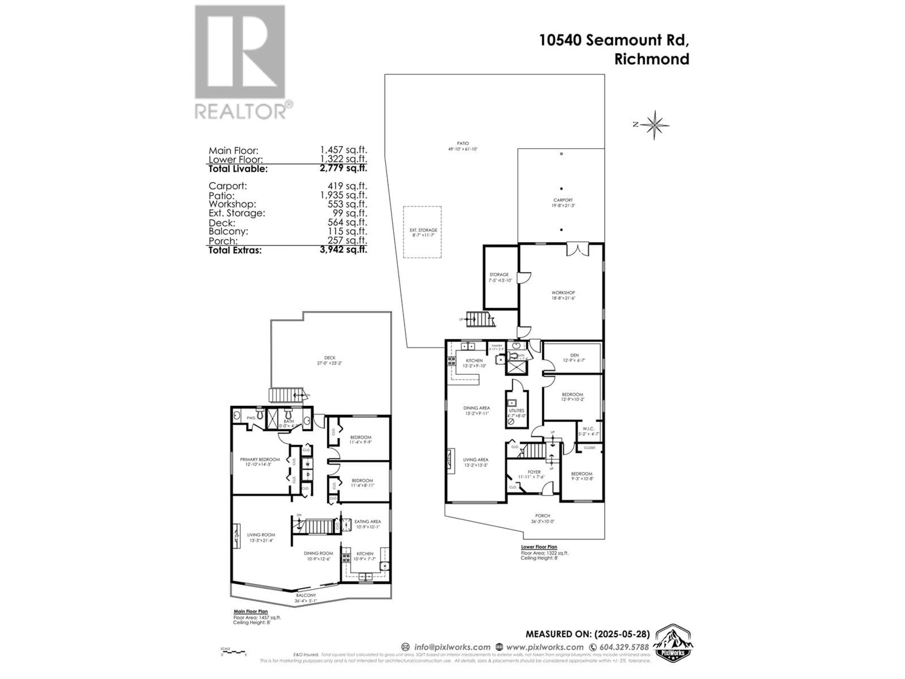 Floor plan for 10540 SEAMOUNT ROAD, Richmond British Columbia V7A4P6