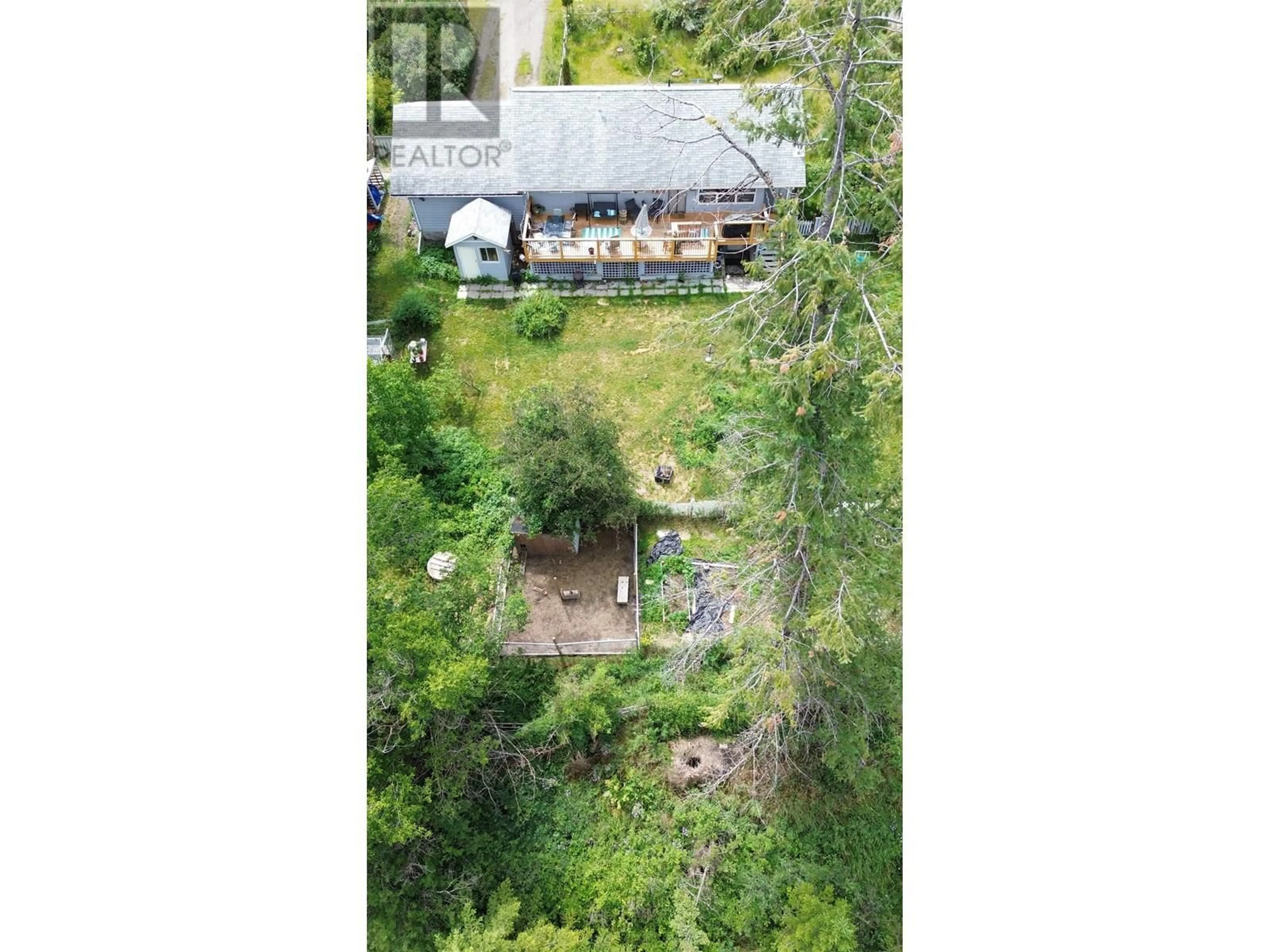 A pic from outside/outdoor area/front of a property/back of a property/a pic from drone, forest/trees view for 2112 KINGLET ROAD, Williams Lake British Columbia V2G5G3