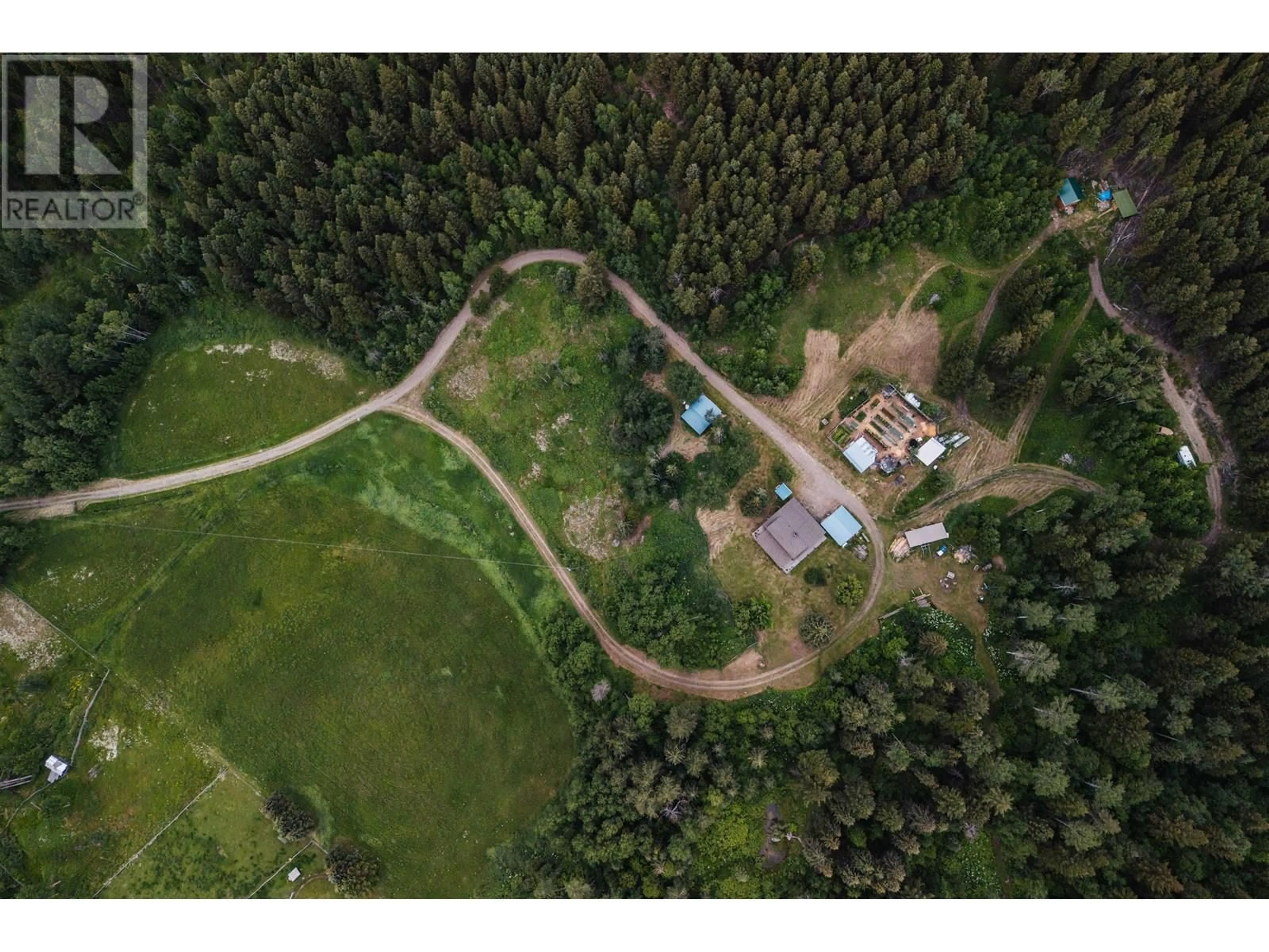A pic from outside/outdoor area/front of a property/back of a property/a pic from drone, forest/trees view for 6661 BISS ROAD, Forest Grove British Columbia V0K1M0