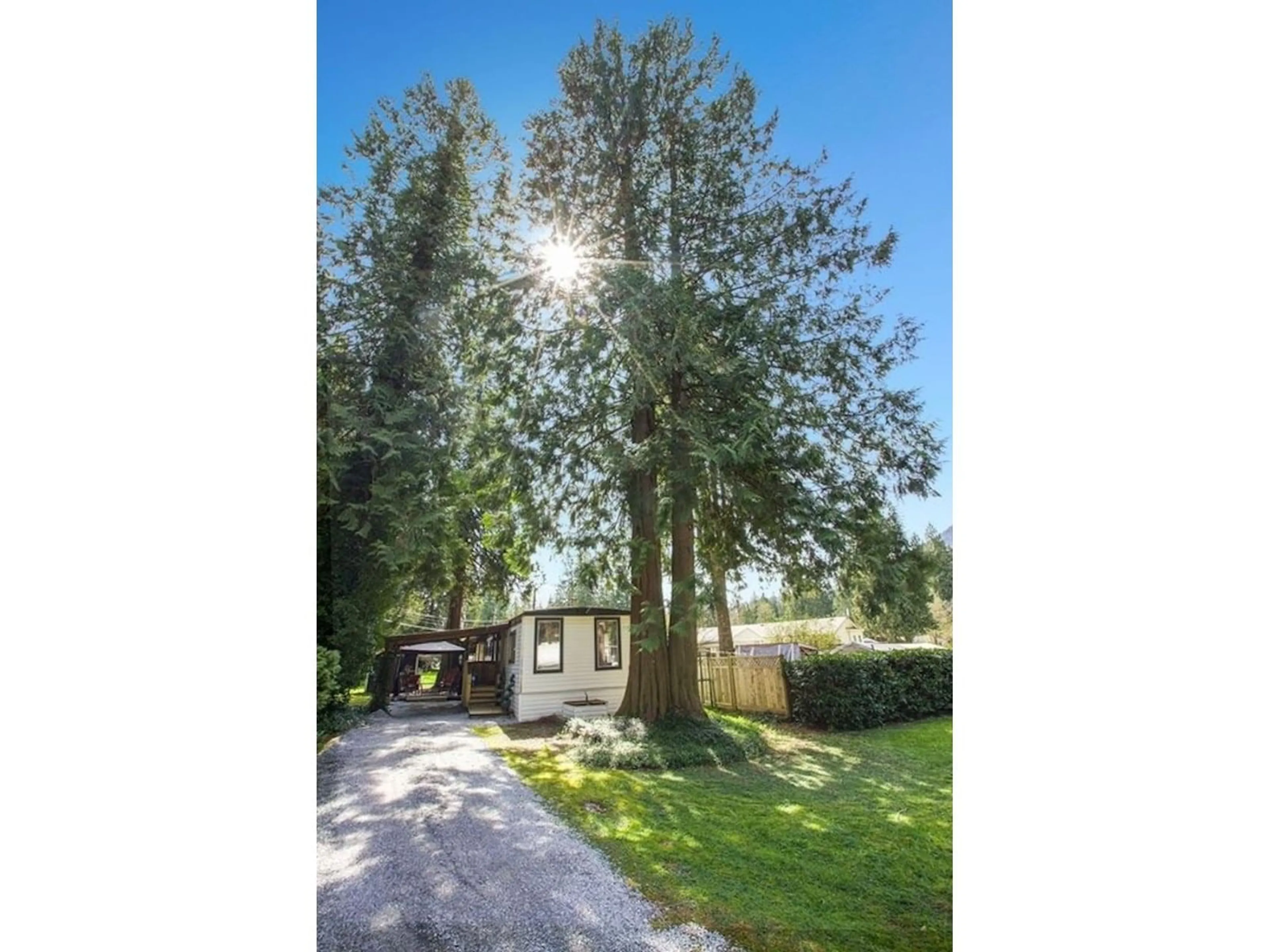 A pic from outside/outdoor area/front of a property/back of a property/a pic from drone, forest/trees view for 3 - 35584 DURIEU, Mission British Columbia V2V7K9