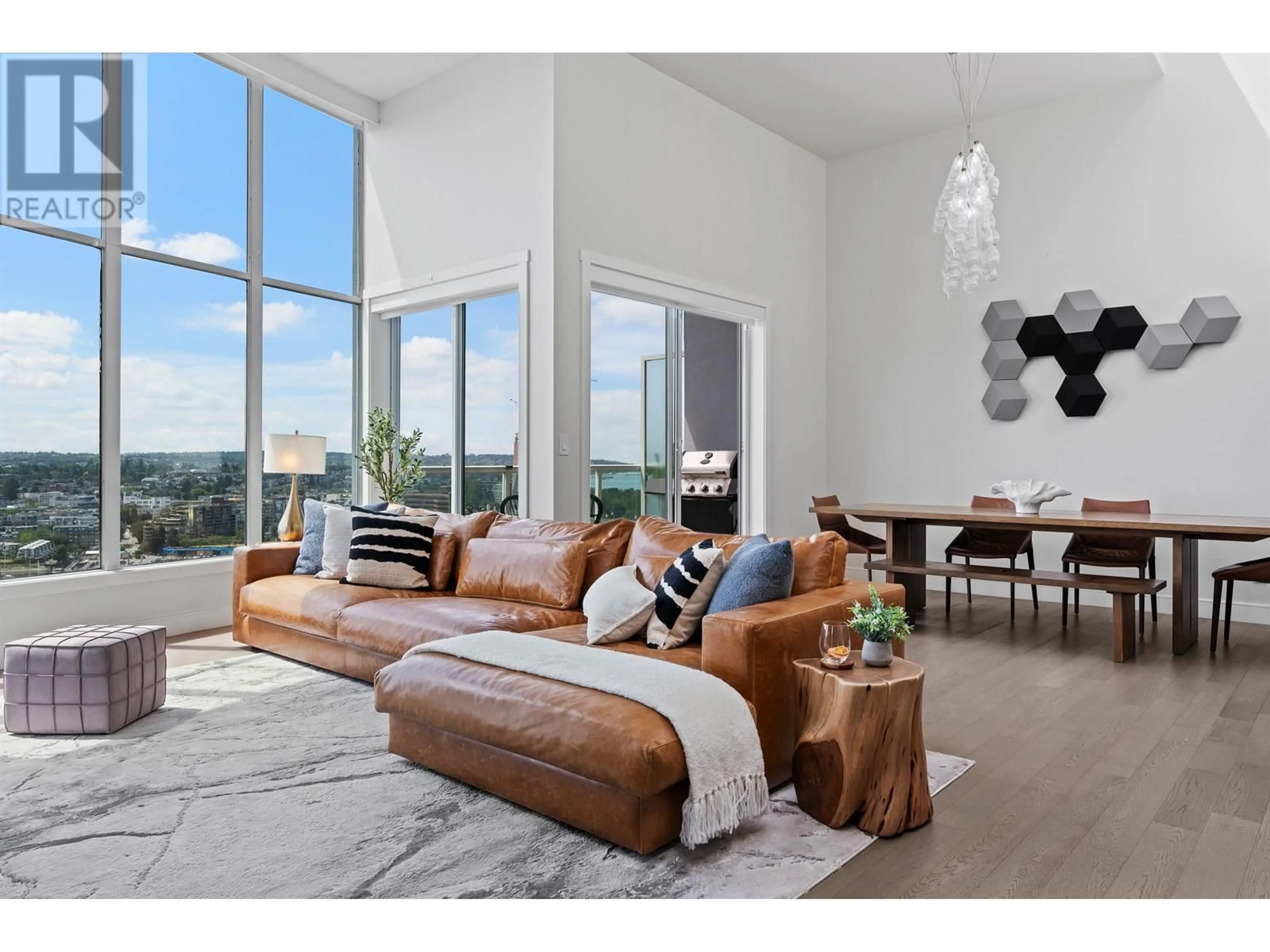 Living room with furniture, unknown for 2403 - 1500 HOWE STREET, Vancouver British Columbia V6Z2N1