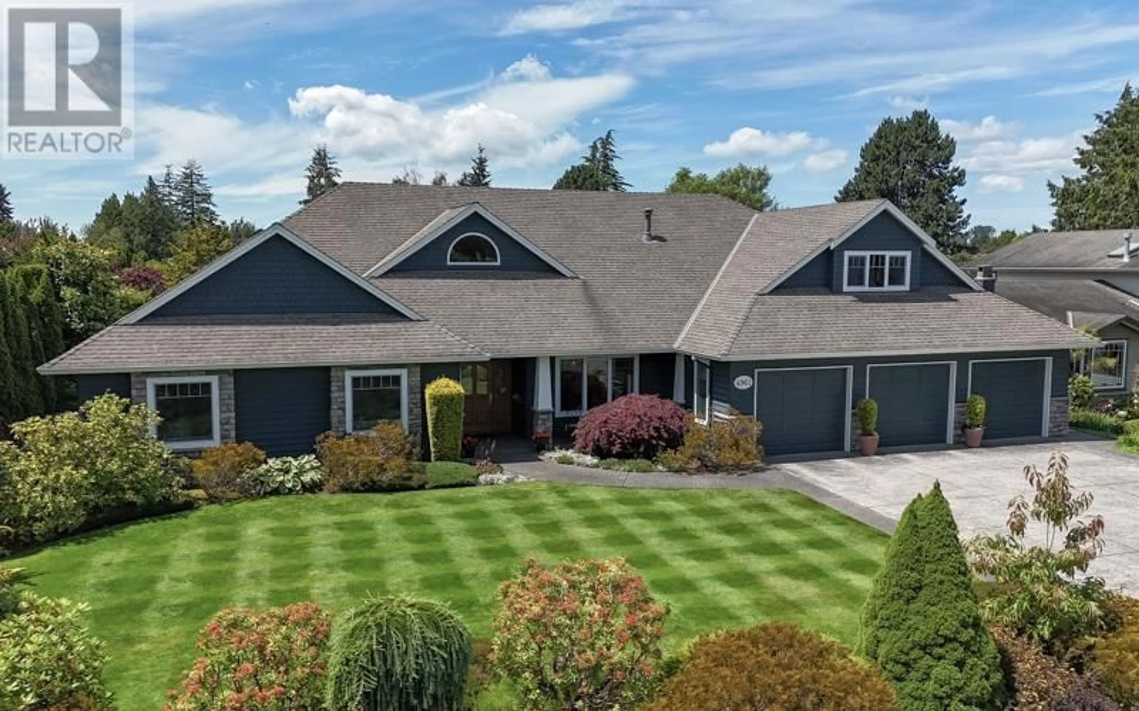 Home with vinyl exterior material, street for 4961 55B STREET, Delta British Columbia V4K3C2