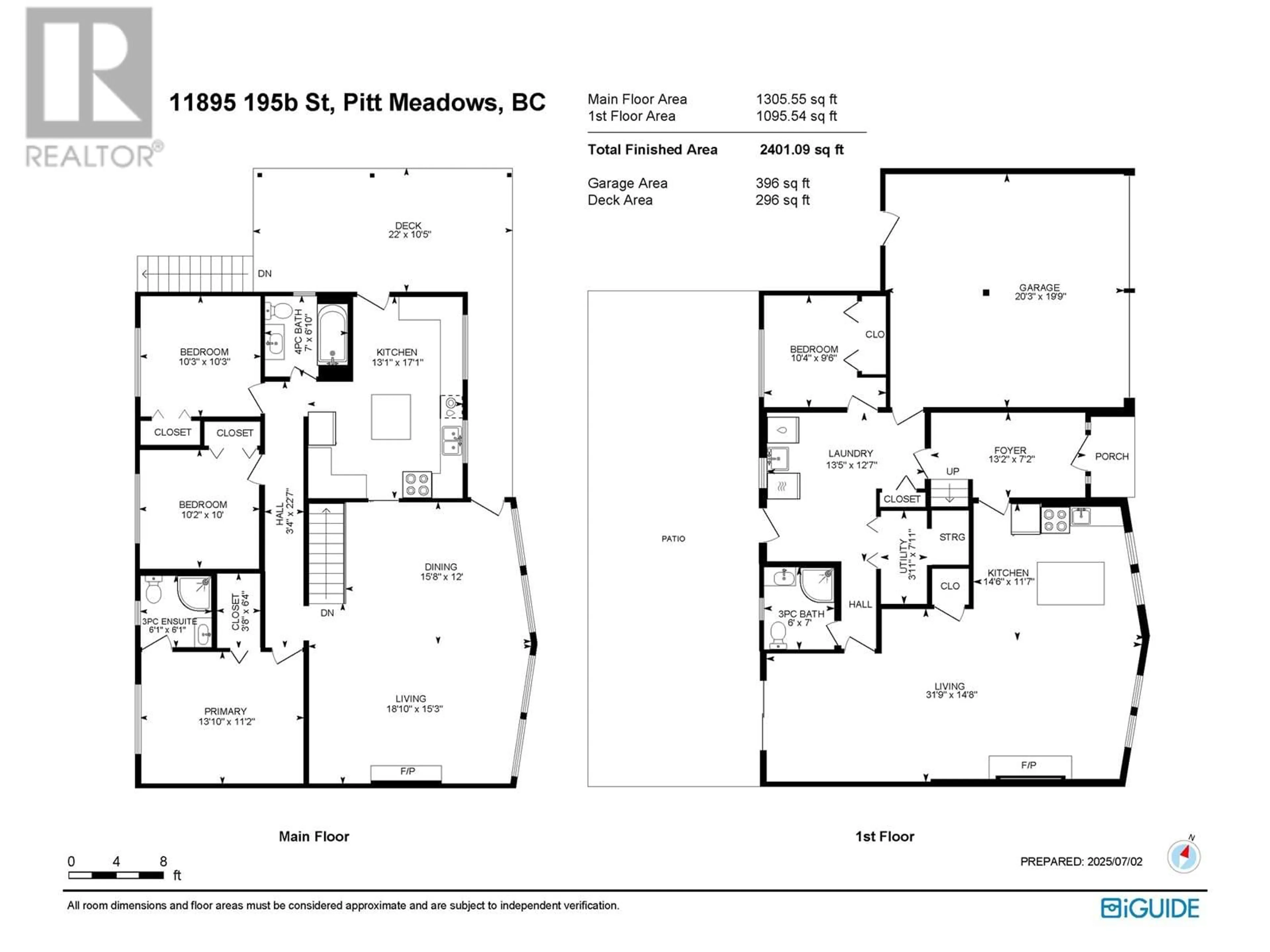 Floor plan for 11895 195B STREET, Pitt Meadows British Columbia V3Y1L2