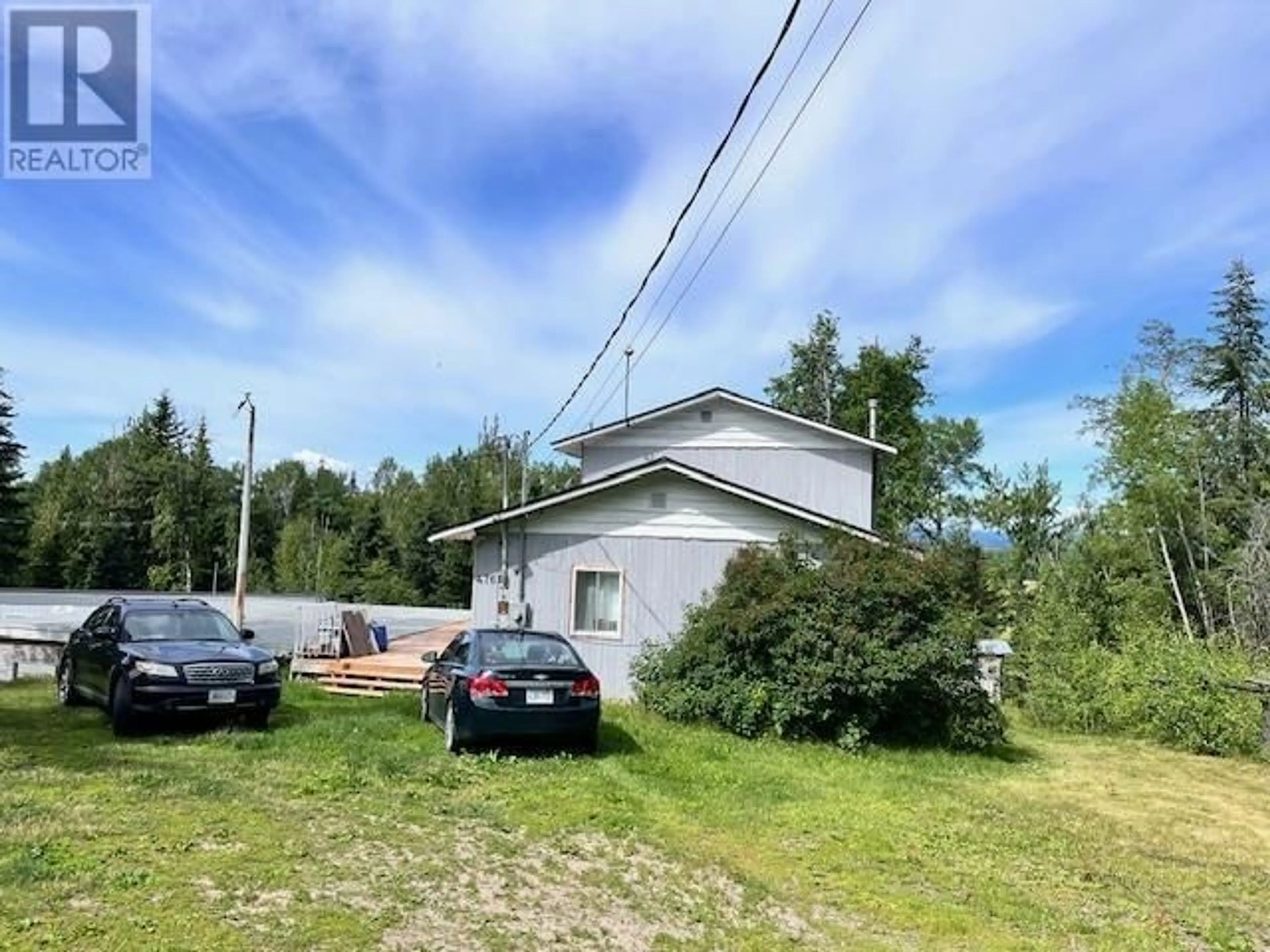 A pic from outside/outdoor area/front of a property/back of a property/a pic from drone, building for 4761 POLLARD ROAD, Quesnel British Columbia V2J6X5