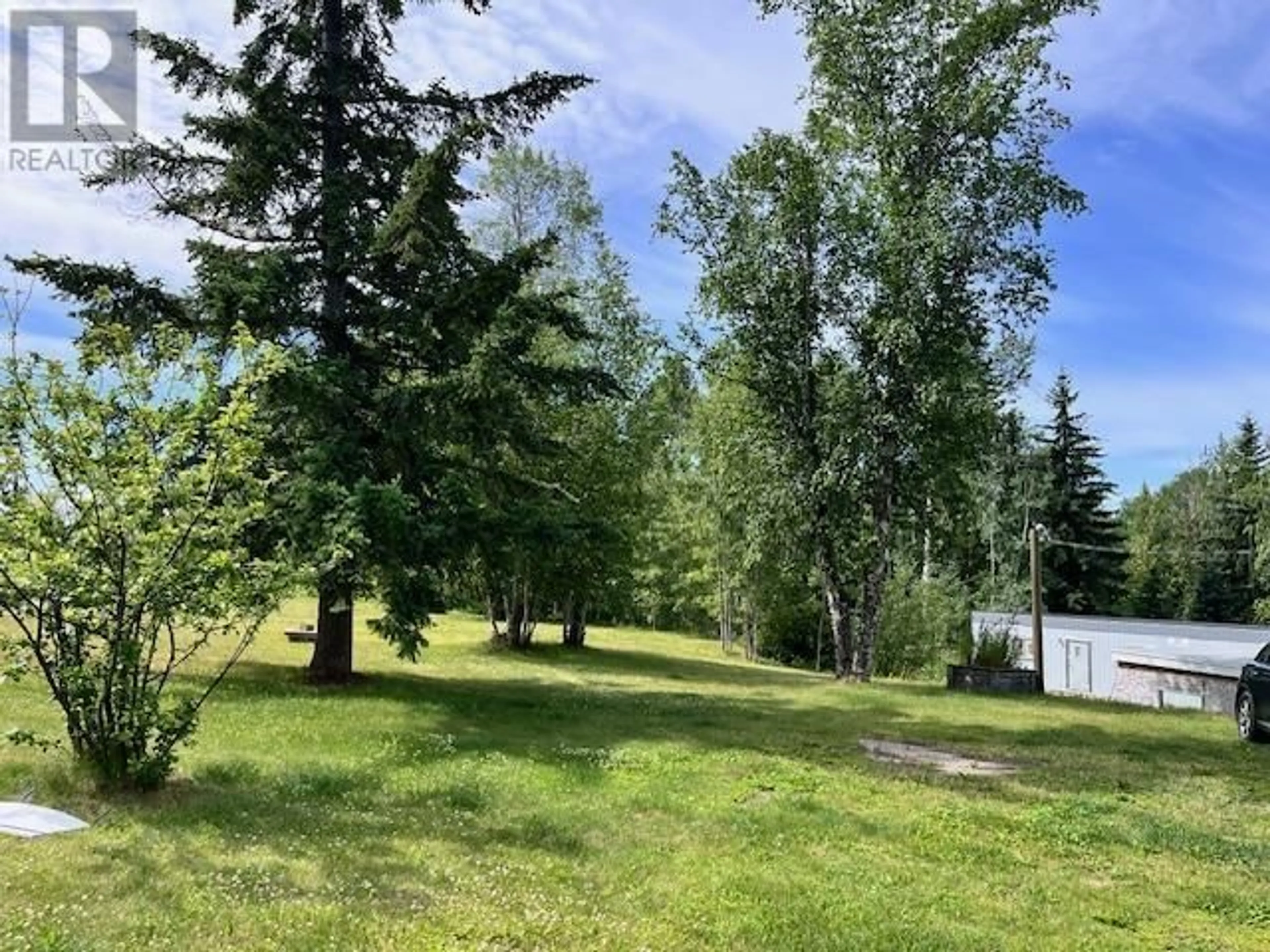 A pic from outside/outdoor area/front of a property/back of a property/a pic from drone, forest/trees view for 4761 POLLARD ROAD, Quesnel British Columbia V2J6X5