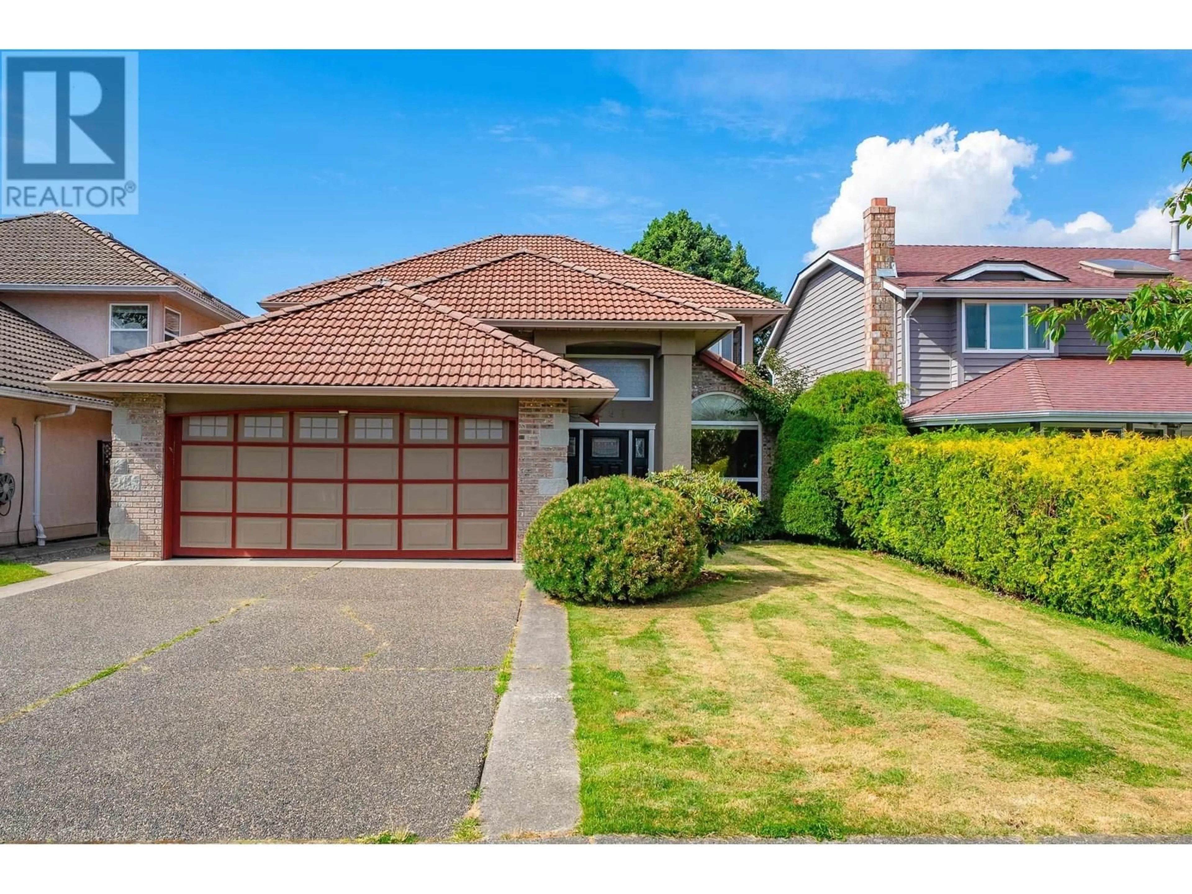 Home with vinyl exterior material, street for 5491 LACKNER CRESCENT, Richmond British Columbia V7E6A4