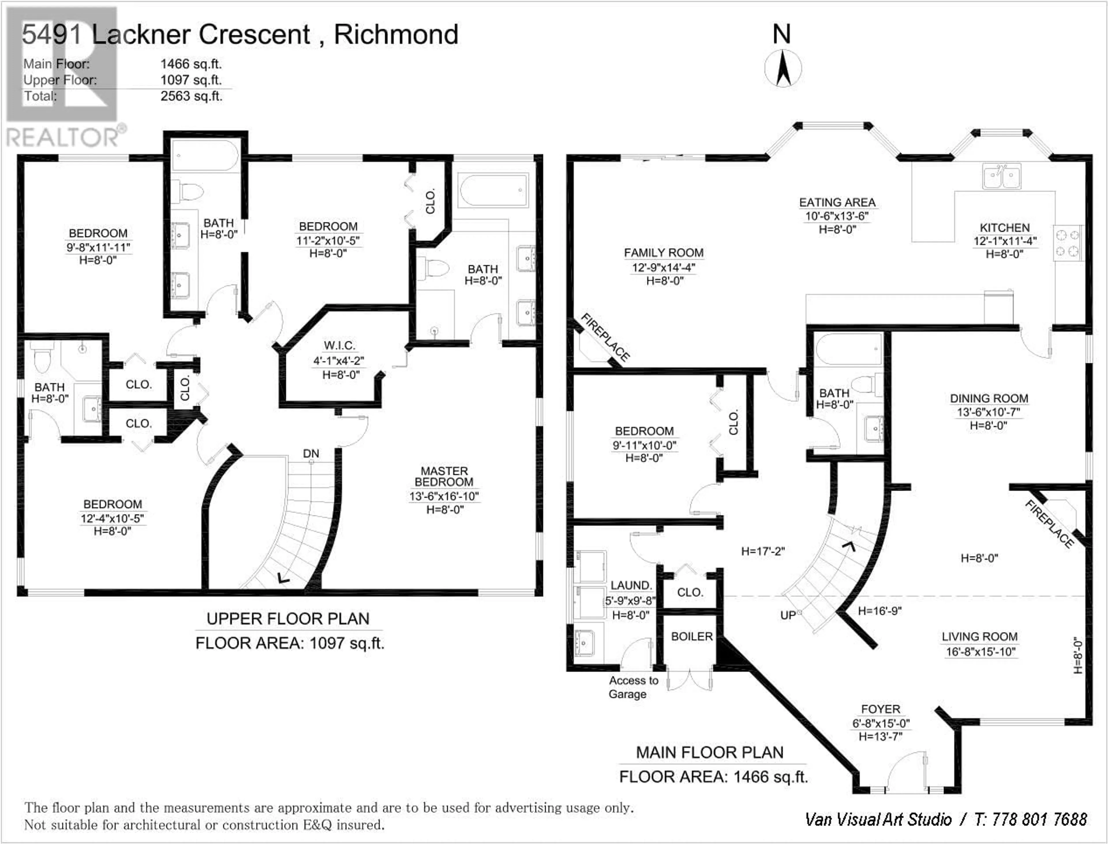 Floor plan for 5491 LACKNER CRESCENT, Richmond British Columbia V7E6A4