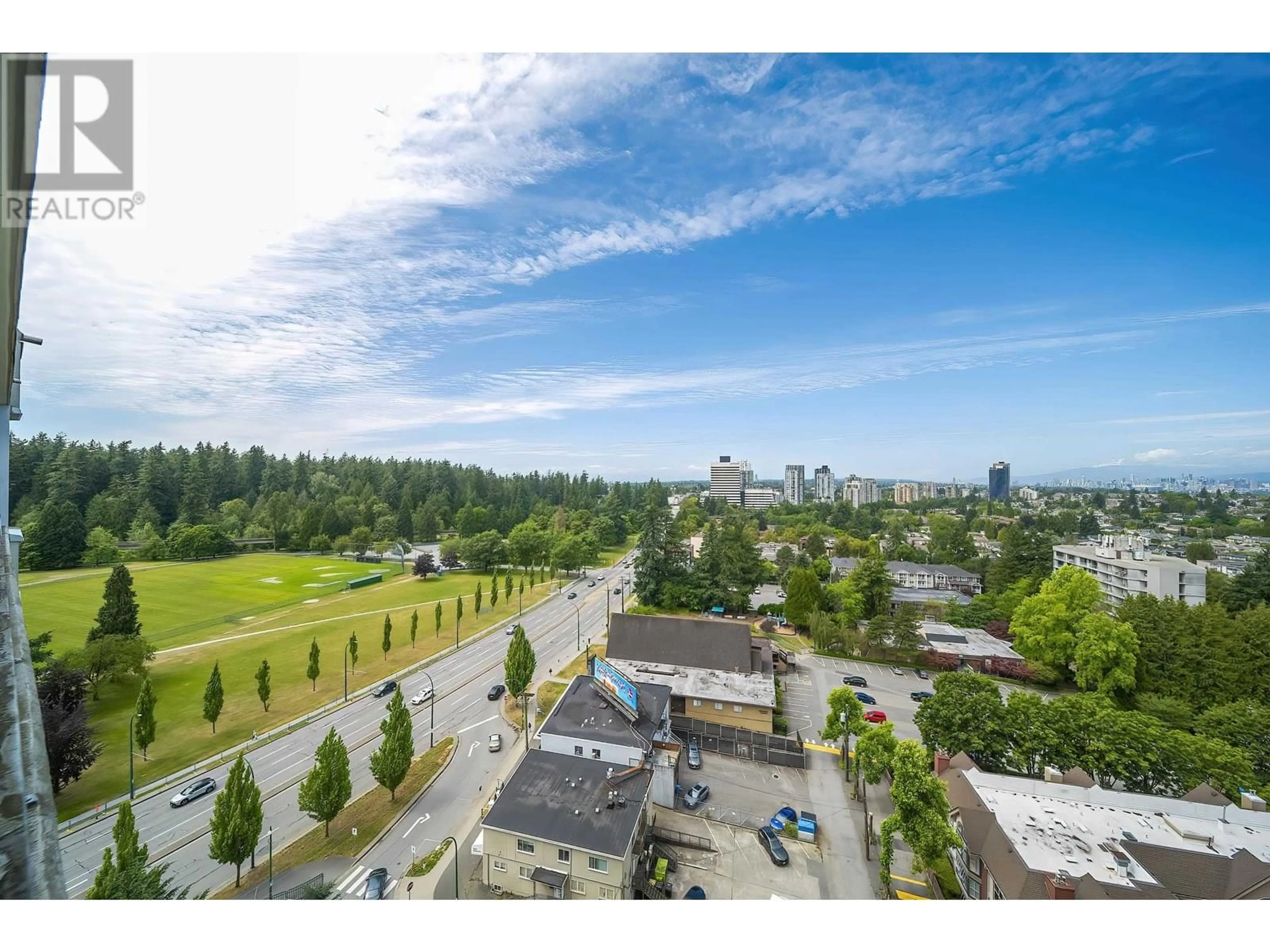 A pic from outside/outdoor area/front of a property/back of a property/a pic from drone, city buildings view from balcony for 1806 - 5652 PATTERSON AVENUE, Burnaby British Columbia V5H4C8