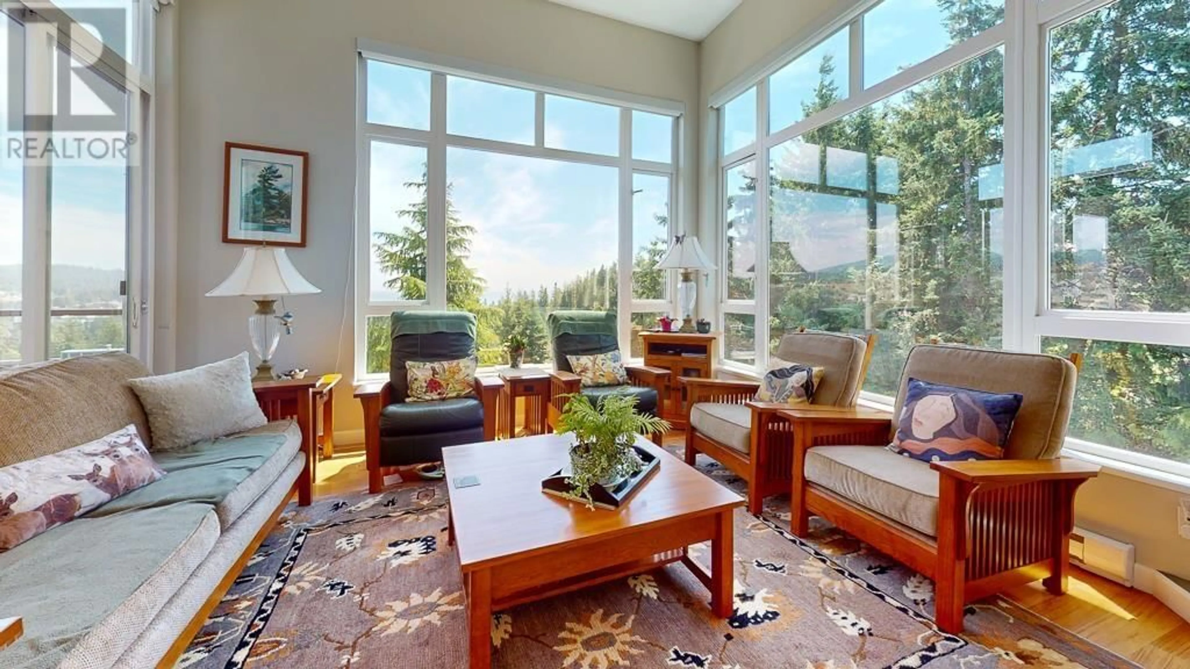 Living room with furniture, ceramic/tile floor for 11 - 5780 TRAIL AVENUE, Sechelt British Columbia V7Z0K5