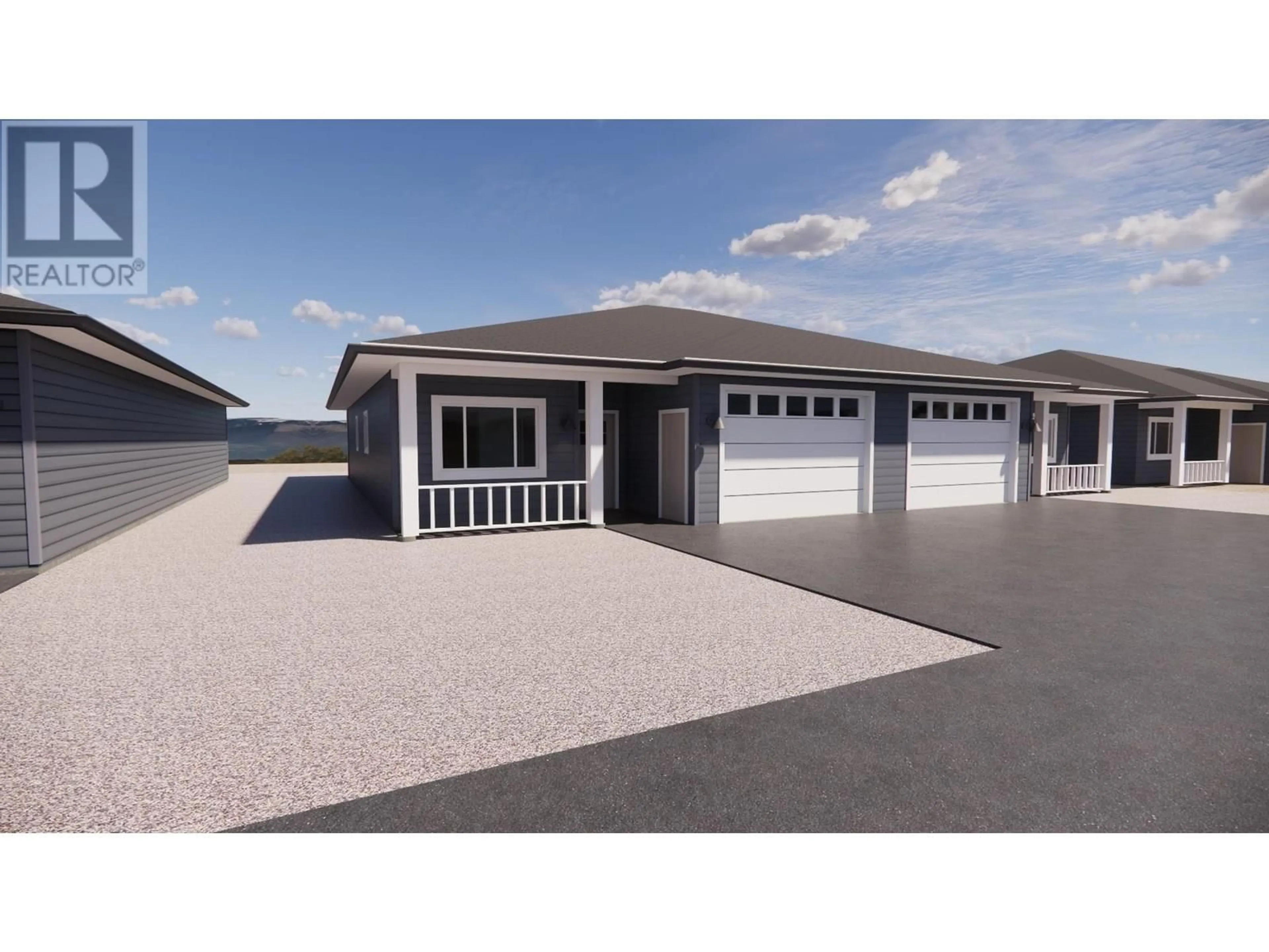Home with vinyl exterior material, street for 11 - 105 FOREST RIDGE ROAD, 100 Mile House British Columbia V0K2E0