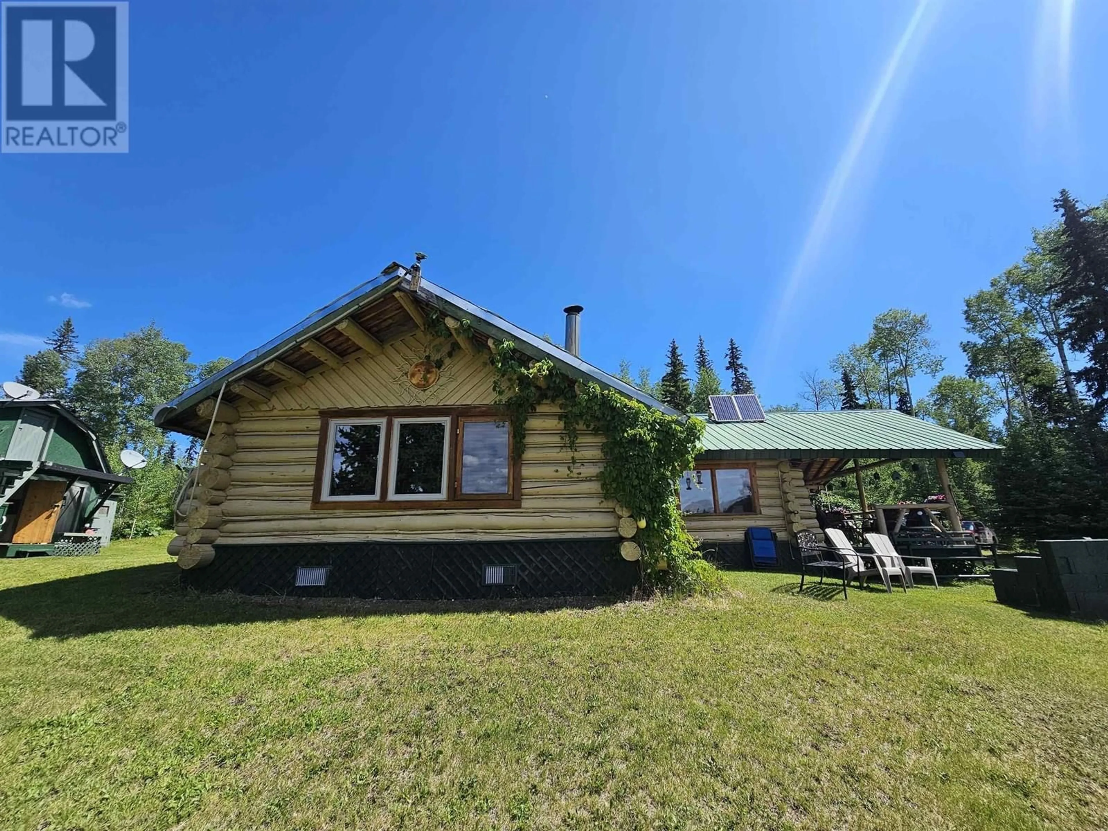 A pic from outside/outdoor area/front of a property/back of a property/a pic from drone, building for 4428 TITETOWN ROAD, Quesnel British Columbia V2J3H9