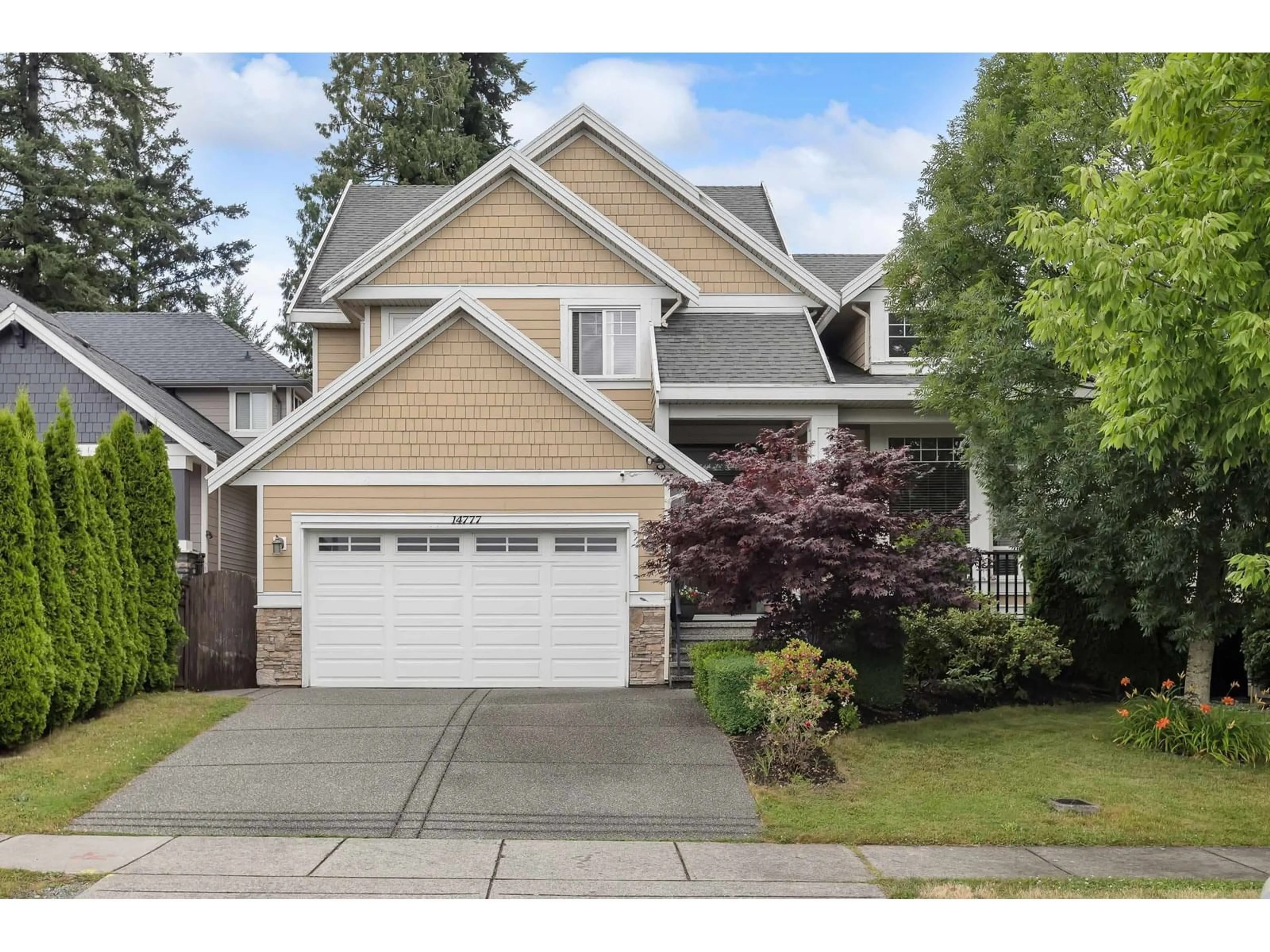 Home with vinyl exterior material, street for 14777 57, Surrey British Columbia V3S2W1