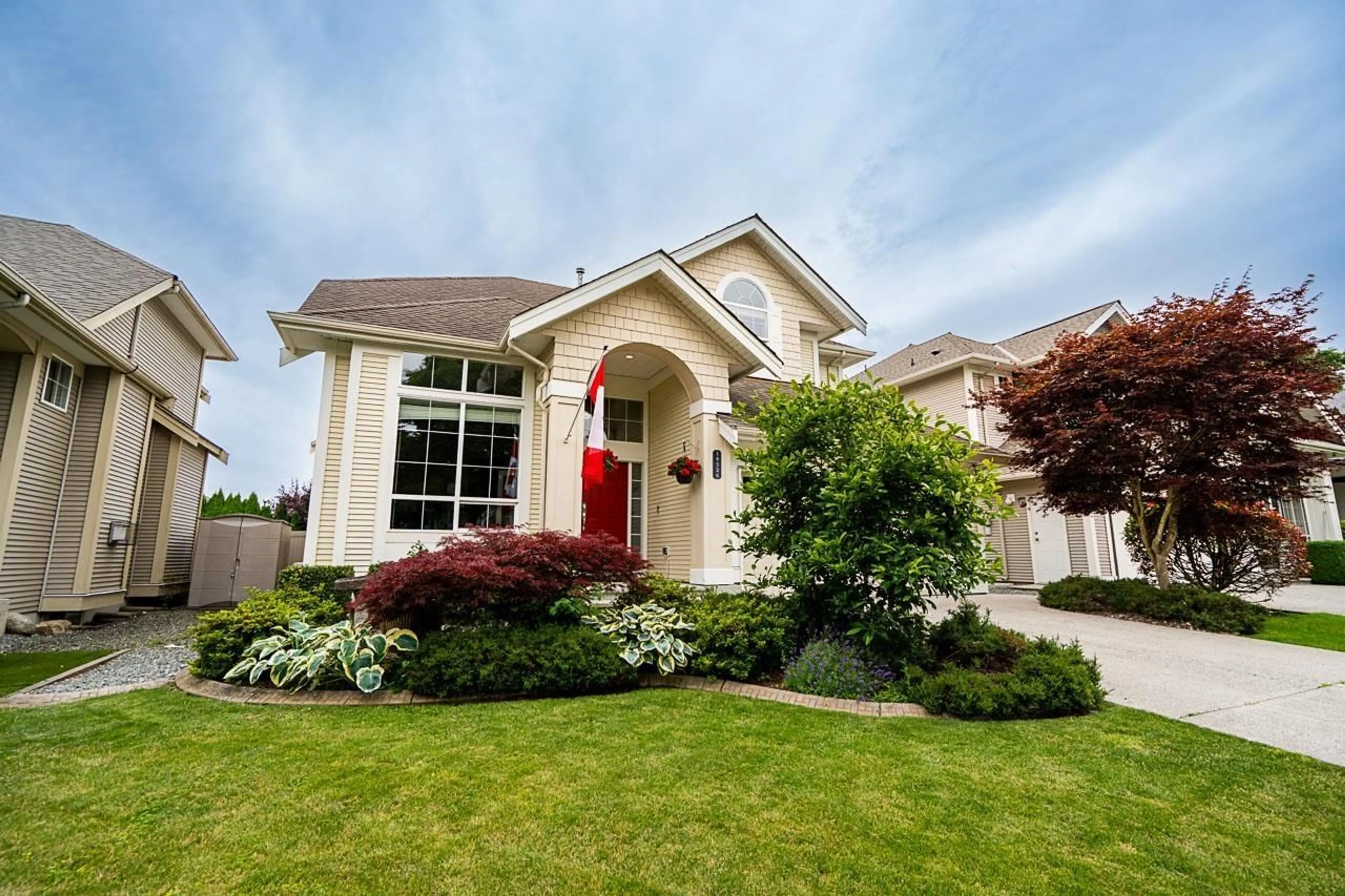 Home with vinyl exterior material, street for 14526 58, Surrey British Columbia V3S0Y5
