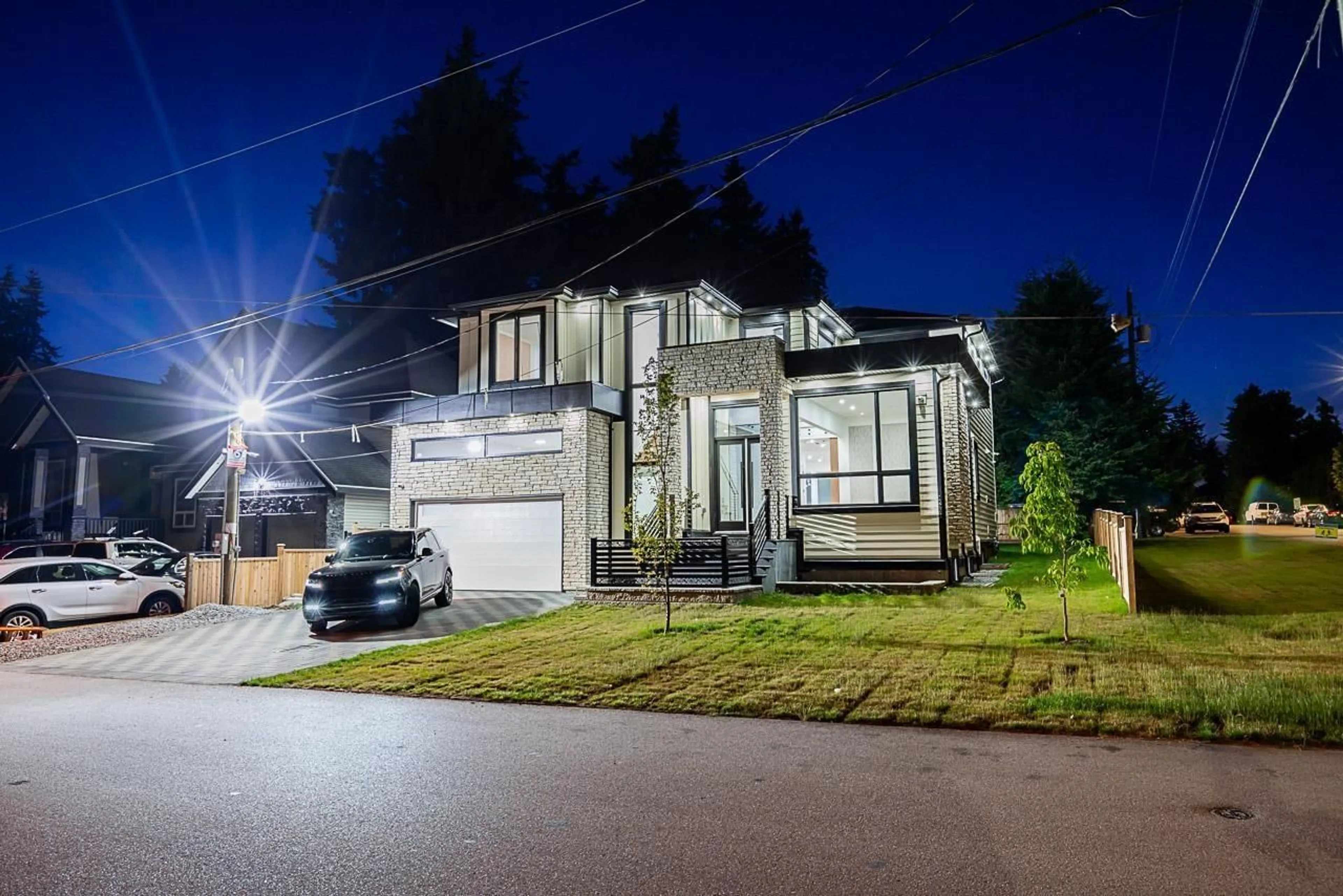 A pic from outside/outdoor area/front of a property/back of a property/a pic from drone, street for 12441 58A, Surrey British Columbia V3X1X6