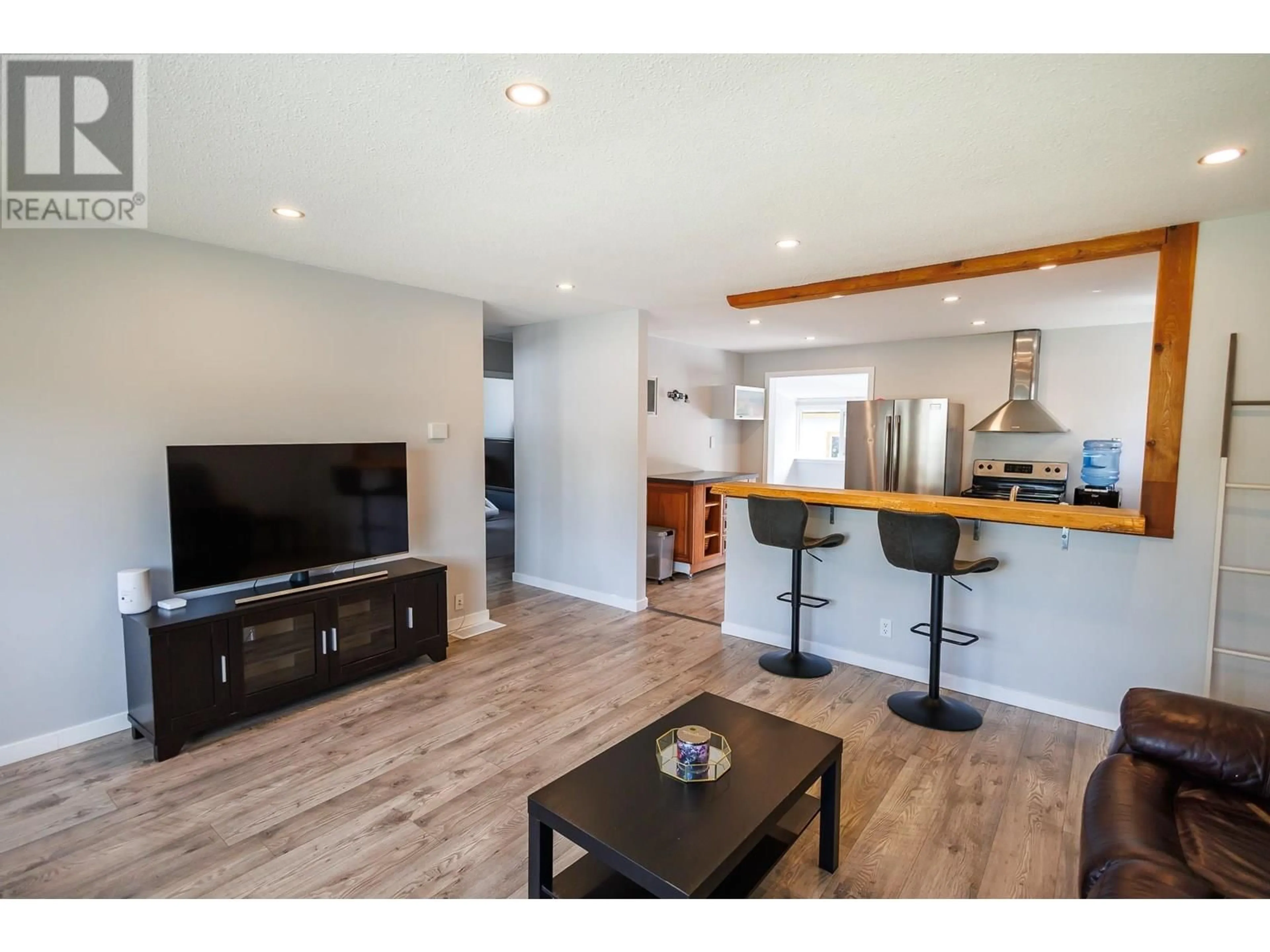 Open concept kitchen, wood/laminate floor for 4643 GOULET AVENUE, Terrace British Columbia V8G1B7