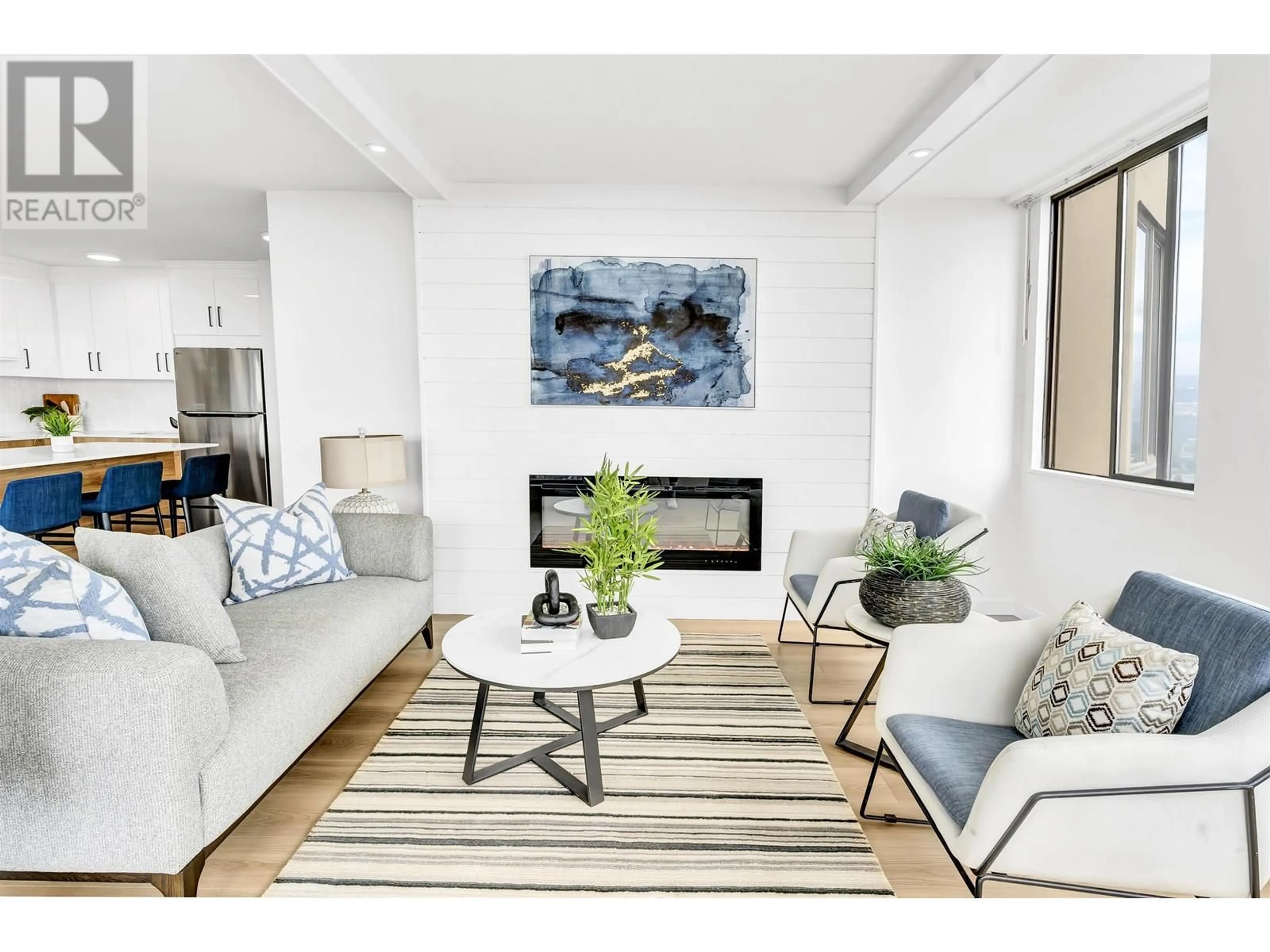 Living room with furniture, unknown for 2003 - 6540 BURLINGTON AVENUE, Burnaby British Columbia V5H4G3