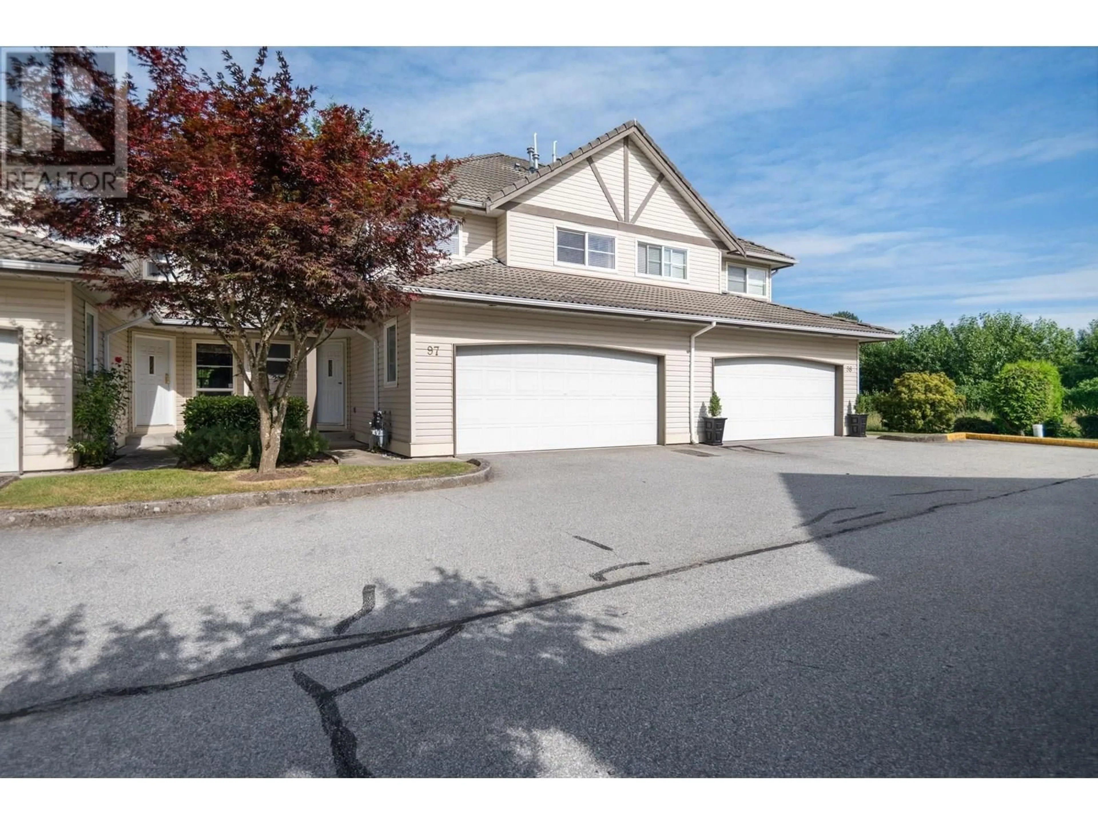A pic from outside/outdoor area/front of a property/back of a property/a pic from drone, street for 97 - 758 RIVERSIDE DRIVE, Port Coquitlam British Columbia V3B7V8