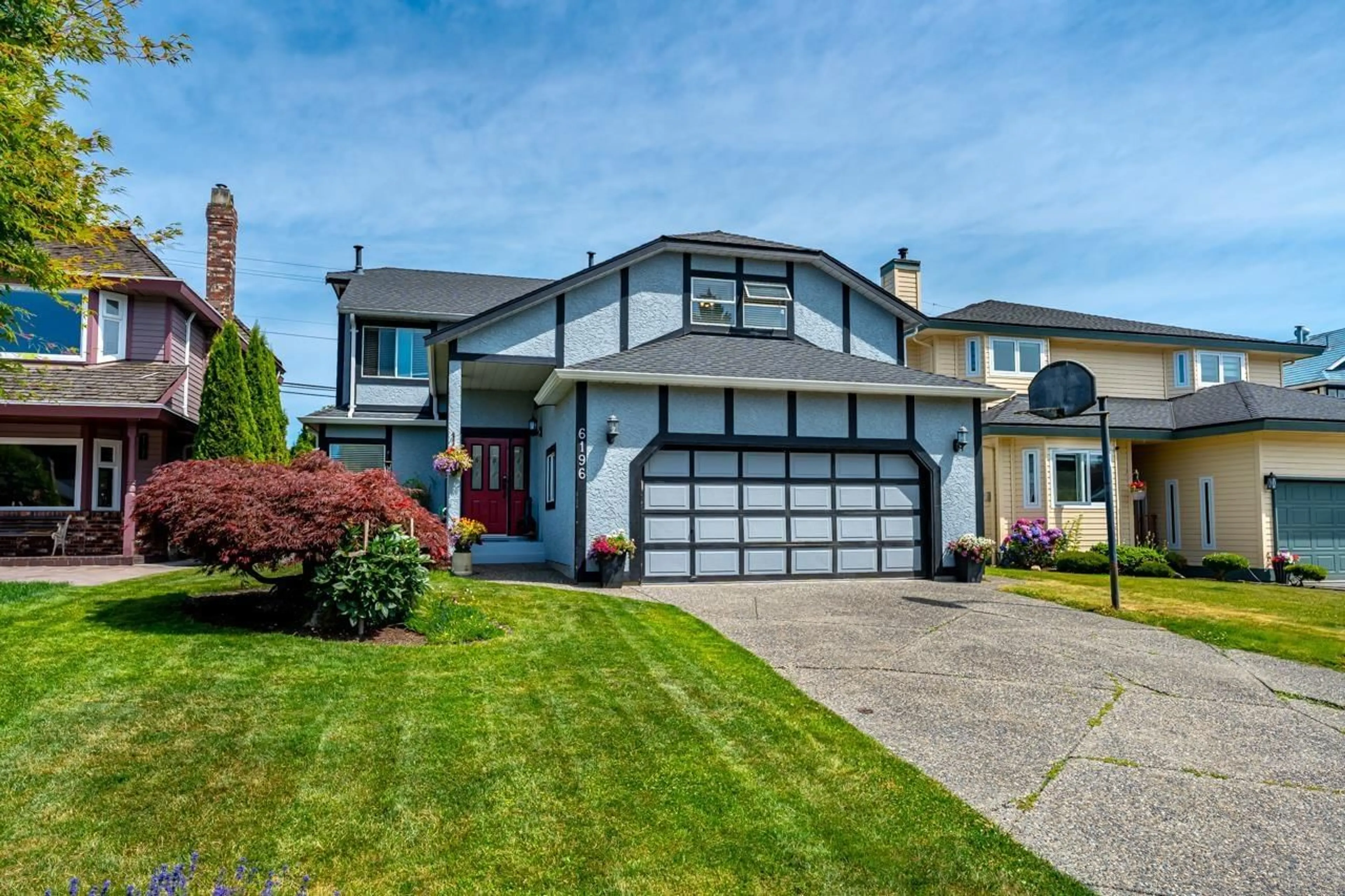 Home with vinyl exterior material, street for 6196 COTTONWOOD, Delta British Columbia V4E3K5