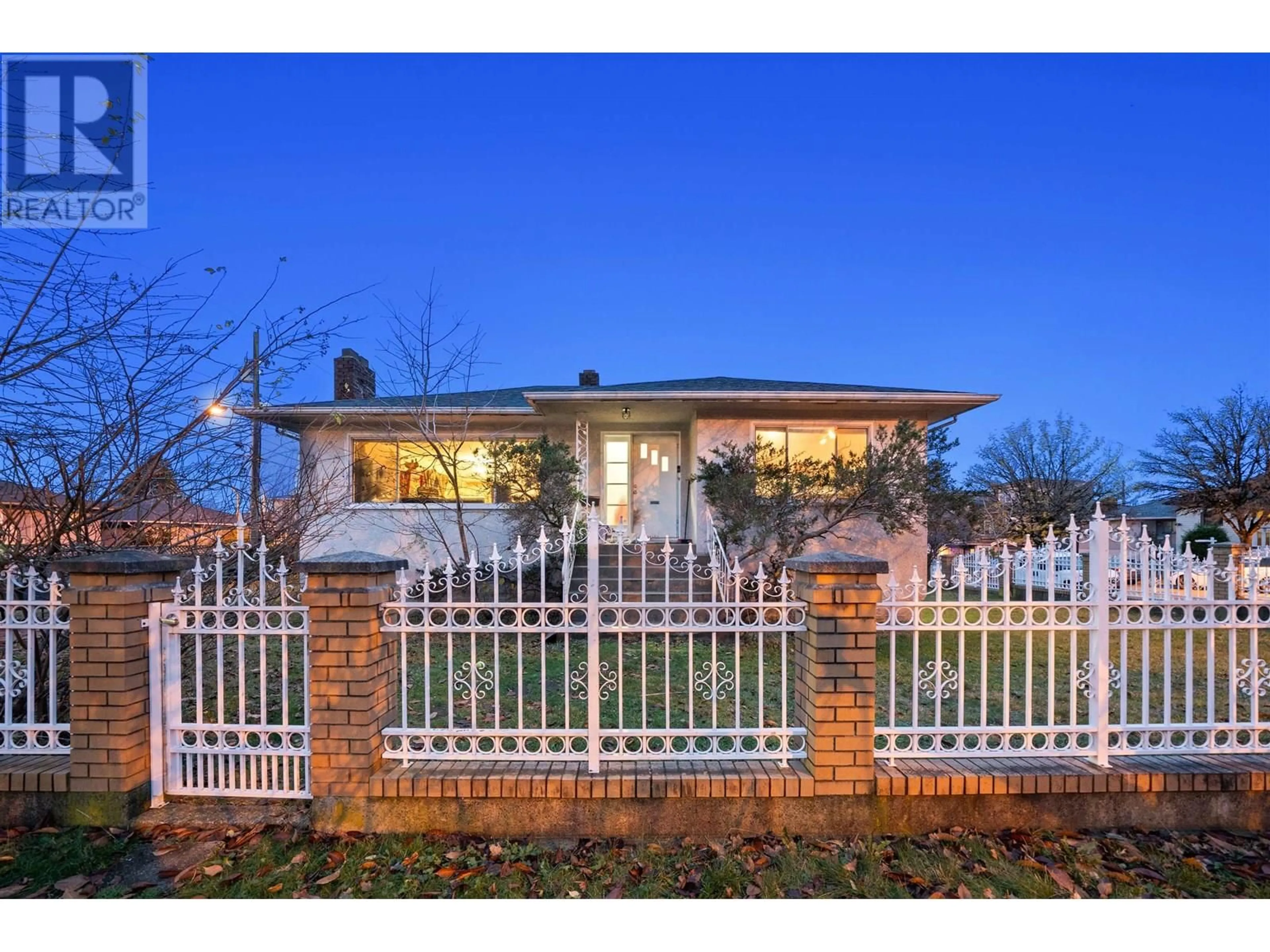 Home with brick exterior material, street for 6425 DOMAN STREET, Vancouver British Columbia V5S3H2