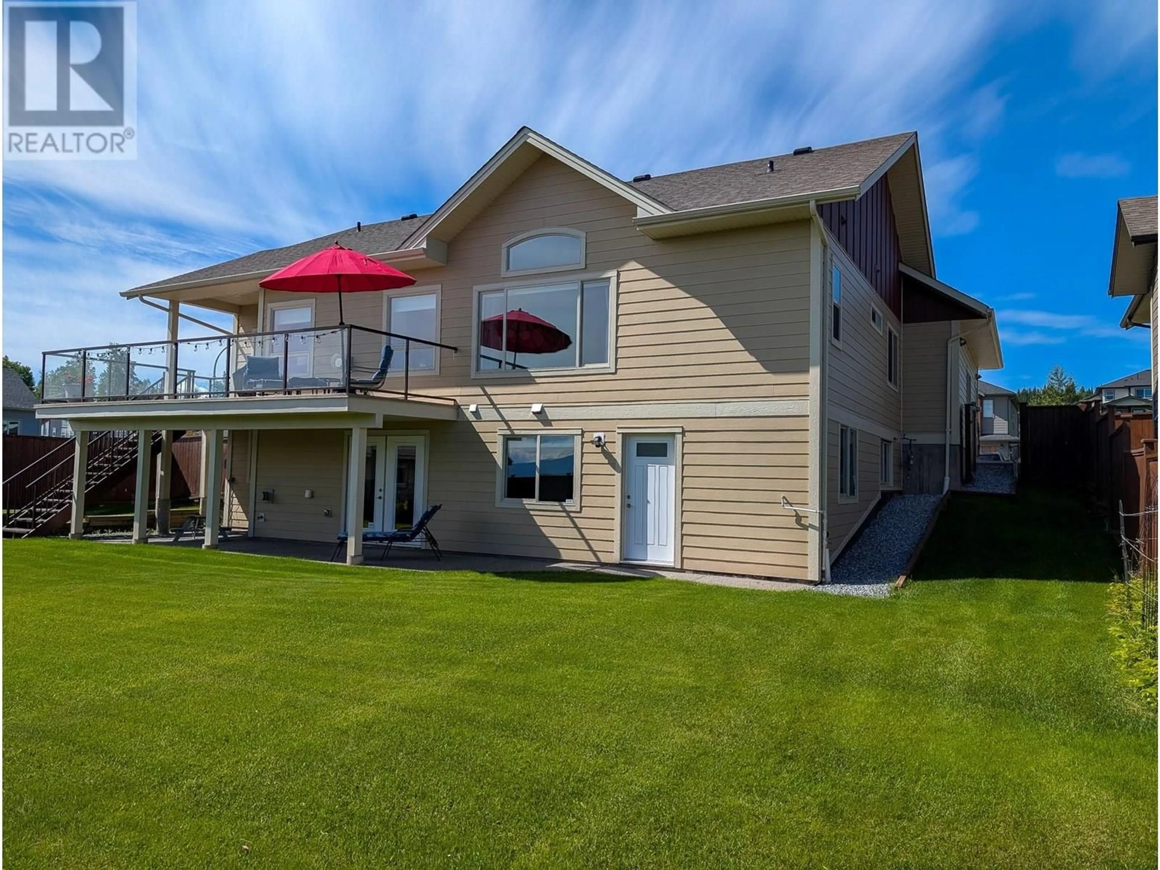 Home with vinyl exterior material, water/lake/river/ocean view for 2498 CHANCELLOR BOULEVARD, Prince George British Columbia V2N0E6