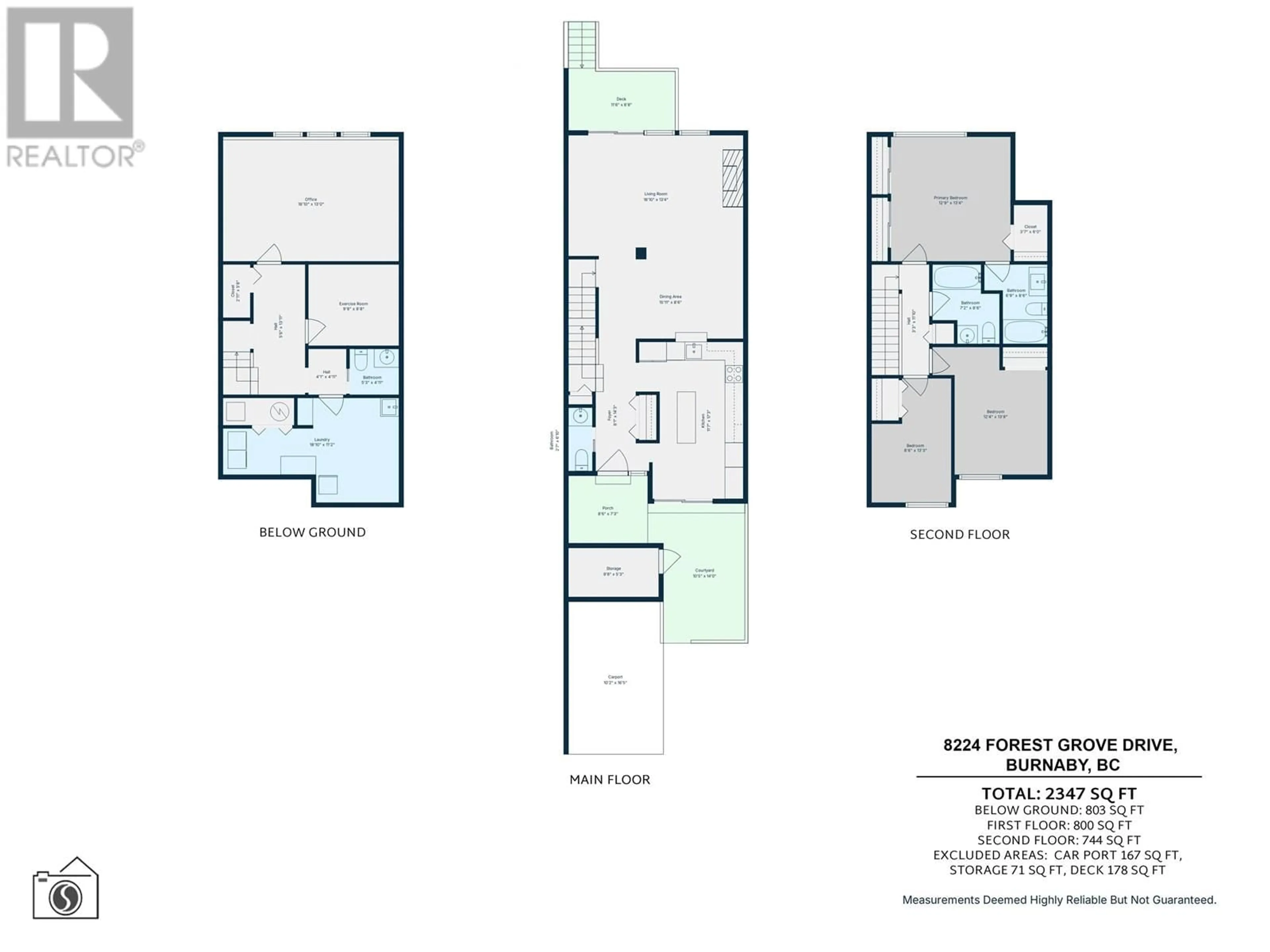 Floor plan for 8224 FOREST GROVE DRIVE, Burnaby British Columbia V5A4G9