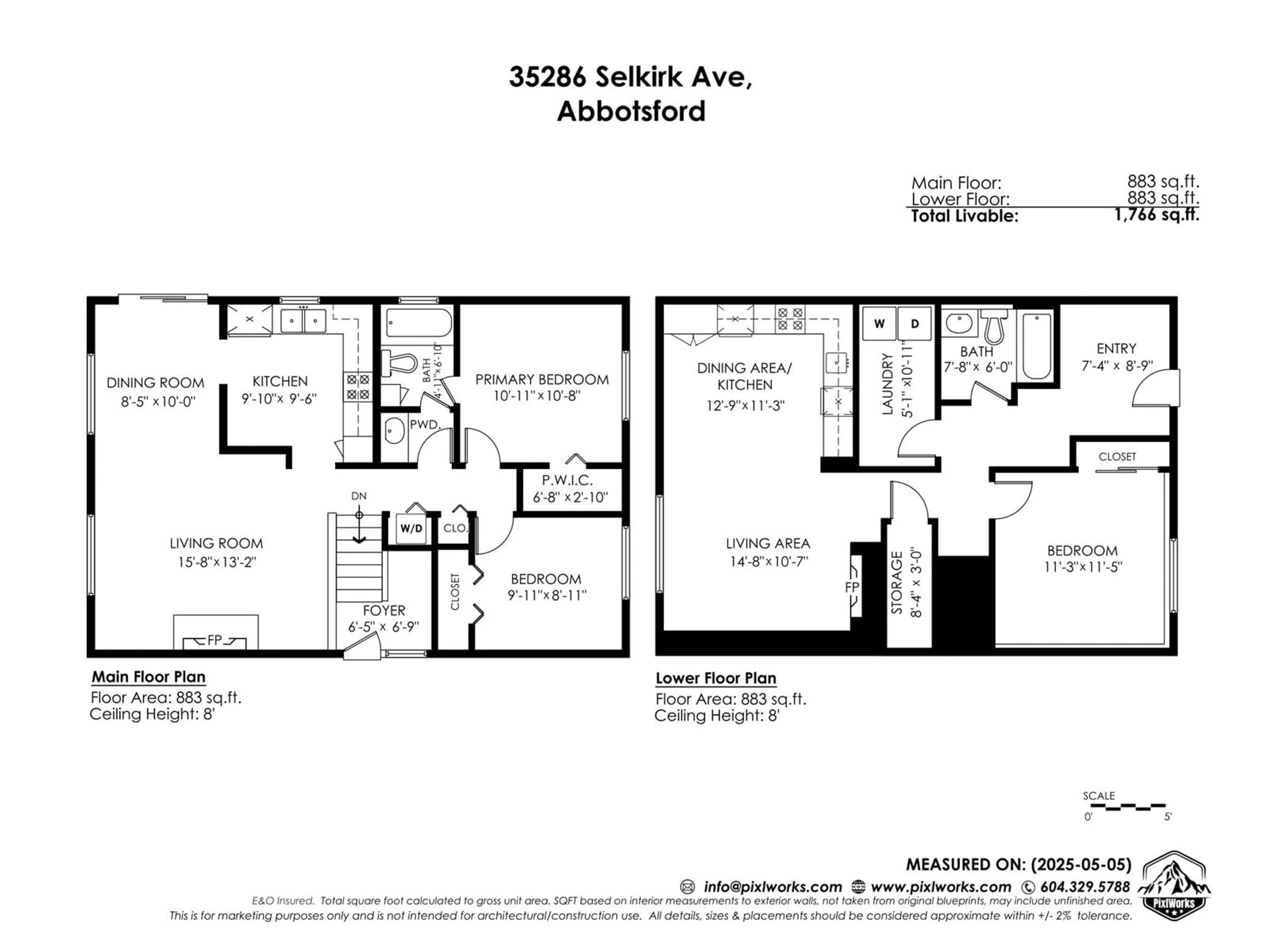 Floor plan for 35286 SELKIRK, Abbotsford British Columbia V2S8L2