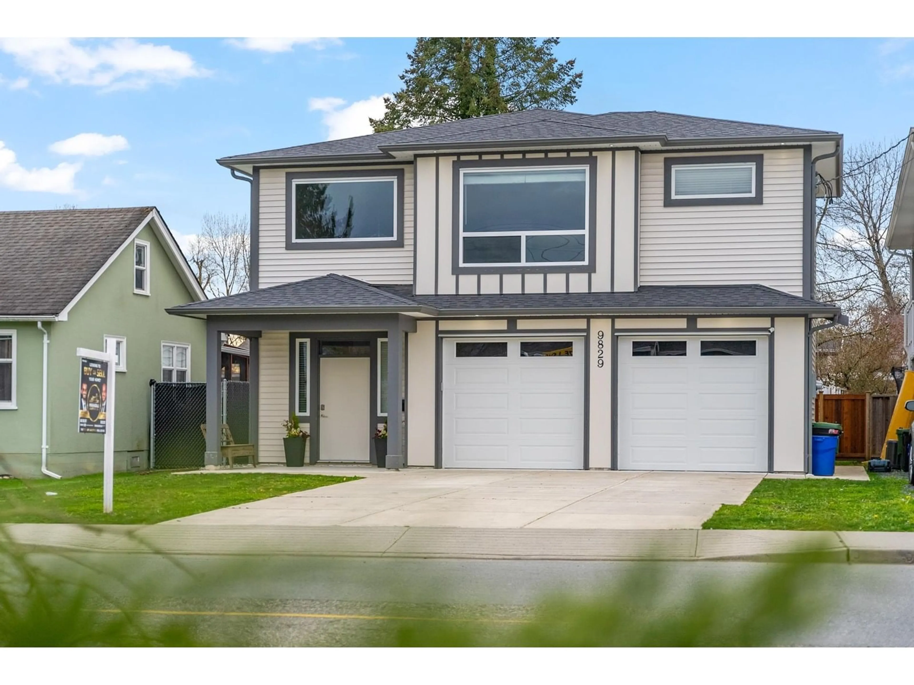 Home with vinyl exterior material, street for 9829 CORBOULD STREET, Chilliwack British Columbia V2P4B8