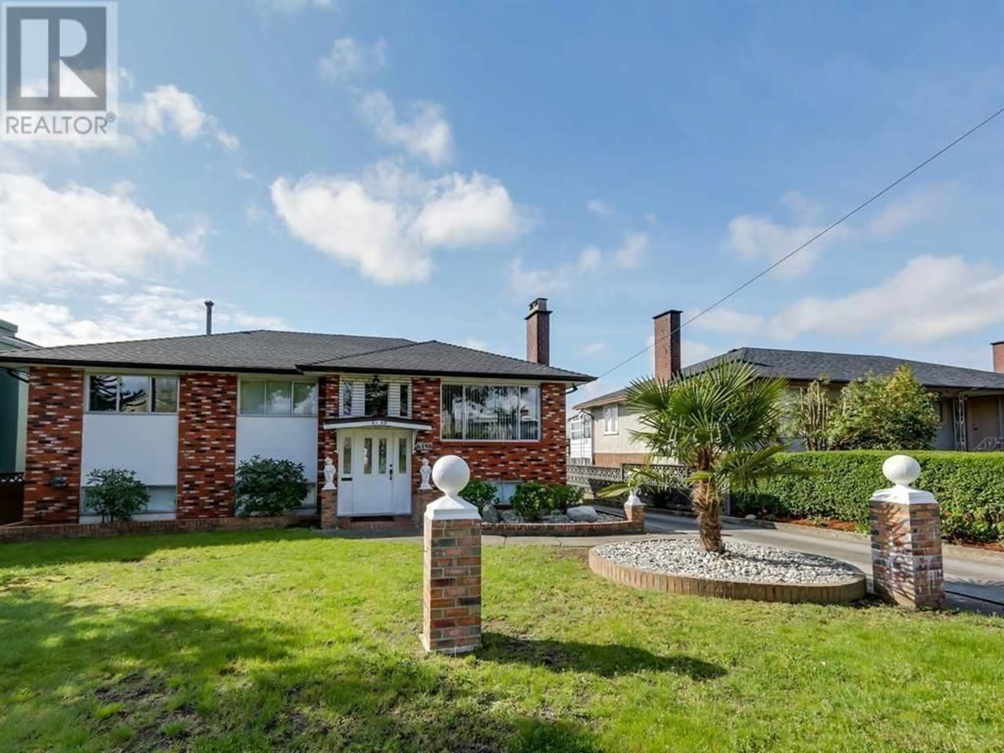 Home with brick exterior material, street for 6198 AUBREY STREET, Burnaby British Columbia V5B2E1