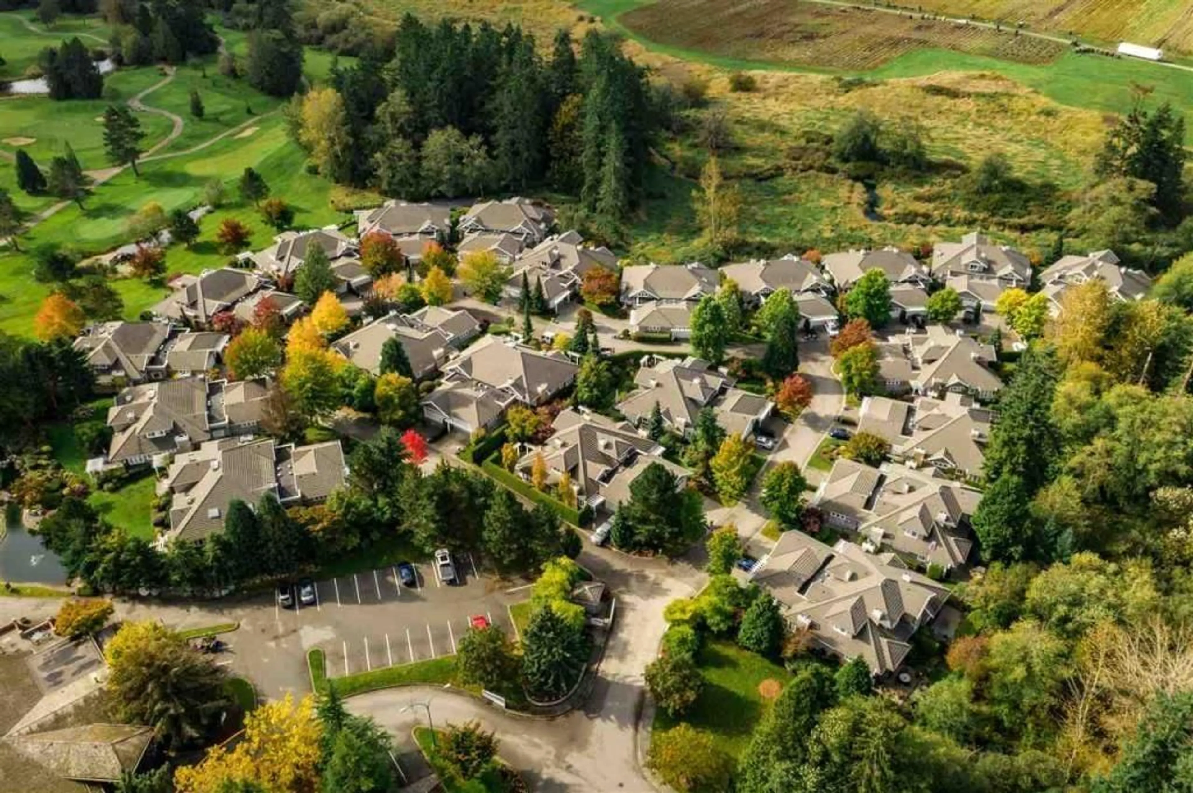 A pic from outside/outdoor area/front of a property/back of a property/a pic from drone, mountain view for 11 - 18088 8, Surrey British Columbia V3Z9T6