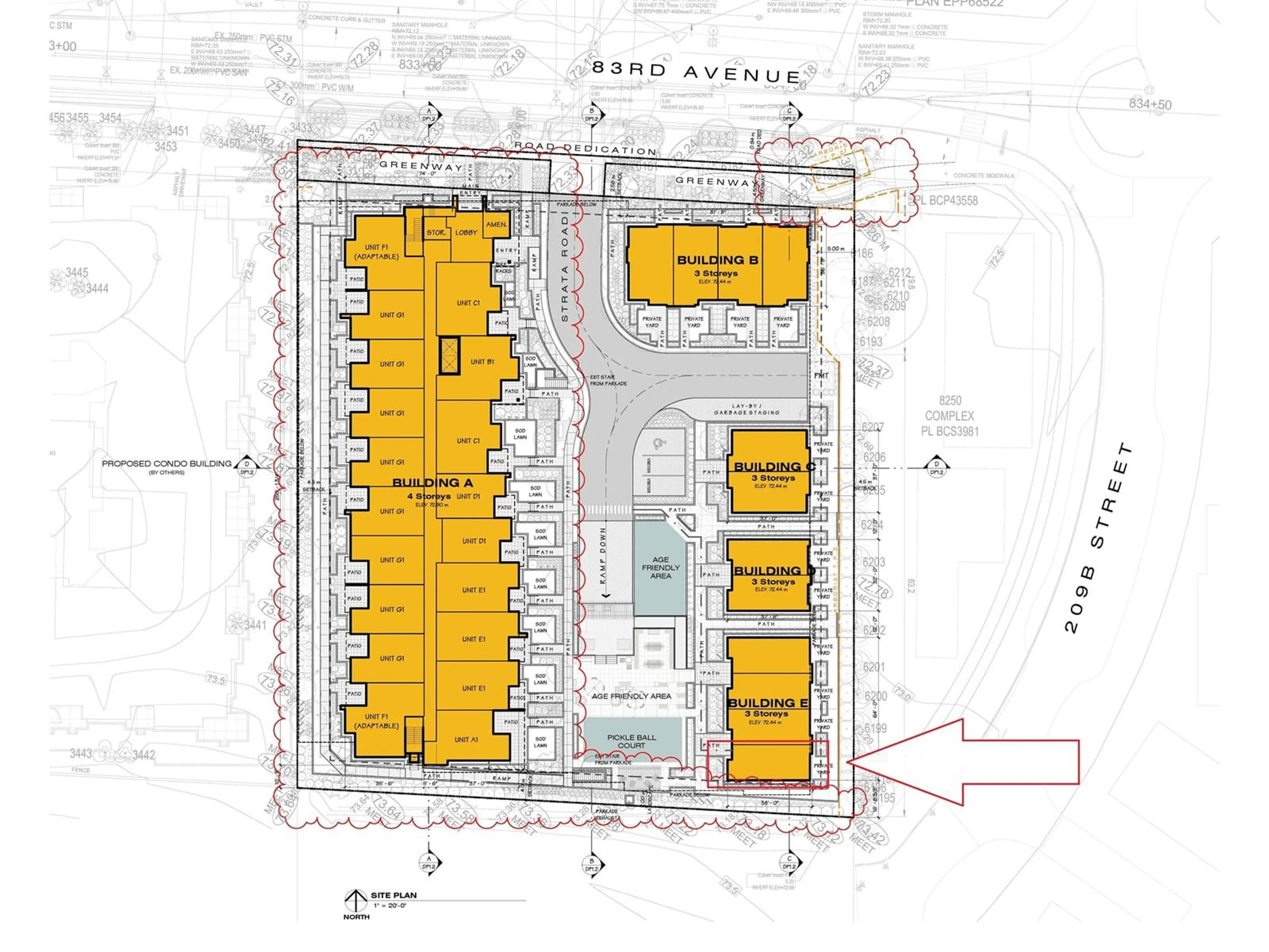 Floor plan for 1 - 20958 83, Langley British Columbia V0V0V0
