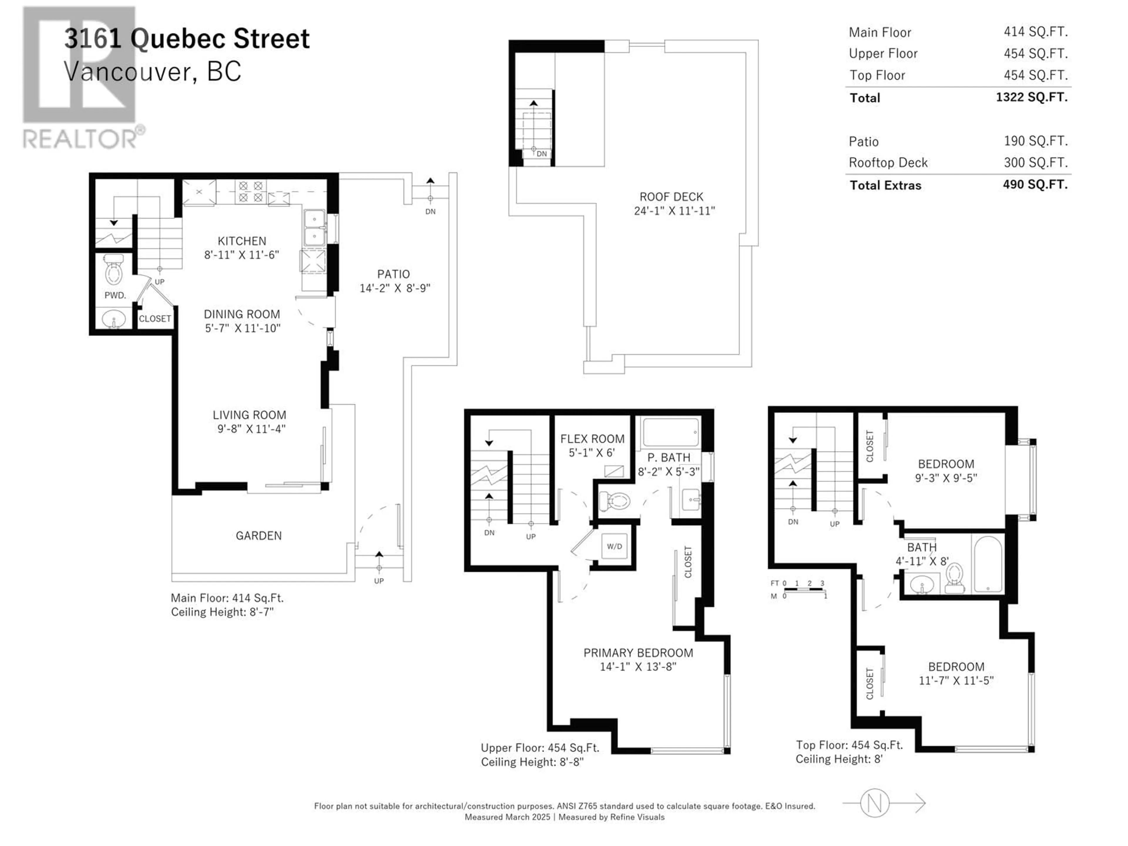 Floor plan for 3161 QUEBEC STREET, Vancouver British Columbia V5T3B3