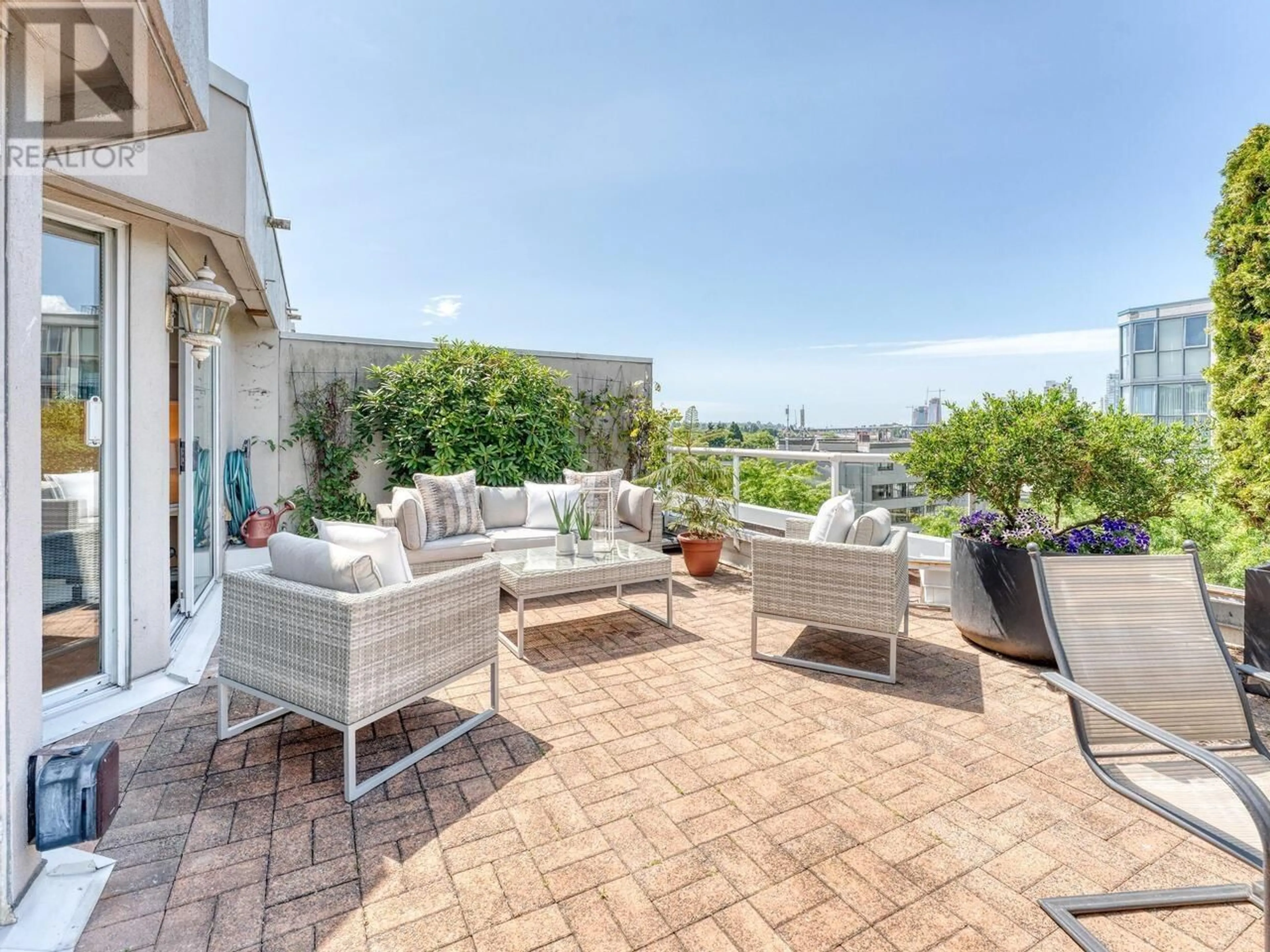 Patio, water/lake/river/ocean view for 808 - 518 MOBERLY ROAD, Vancouver British Columbia V5Z4G3