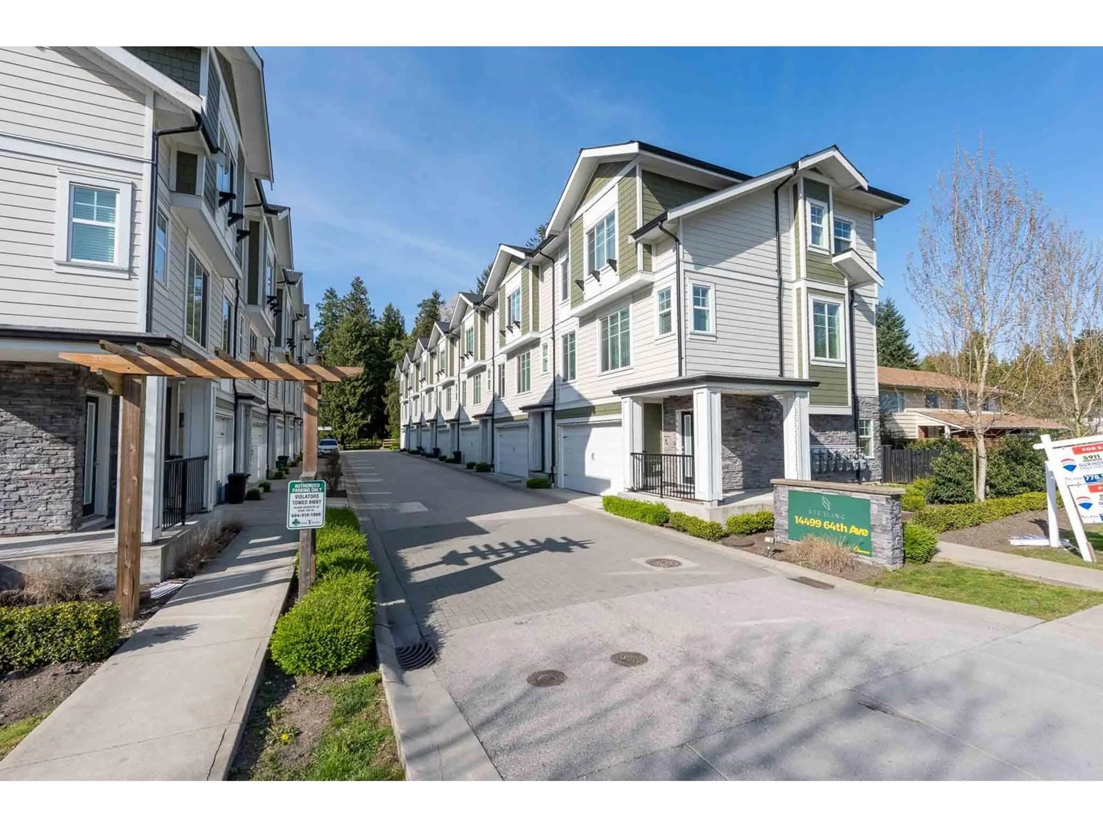 A pic from outside/outdoor area/front of a property/back of a property/a pic from drone, street for 12 - 14499 64, Surrey British Columbia V3S1X5