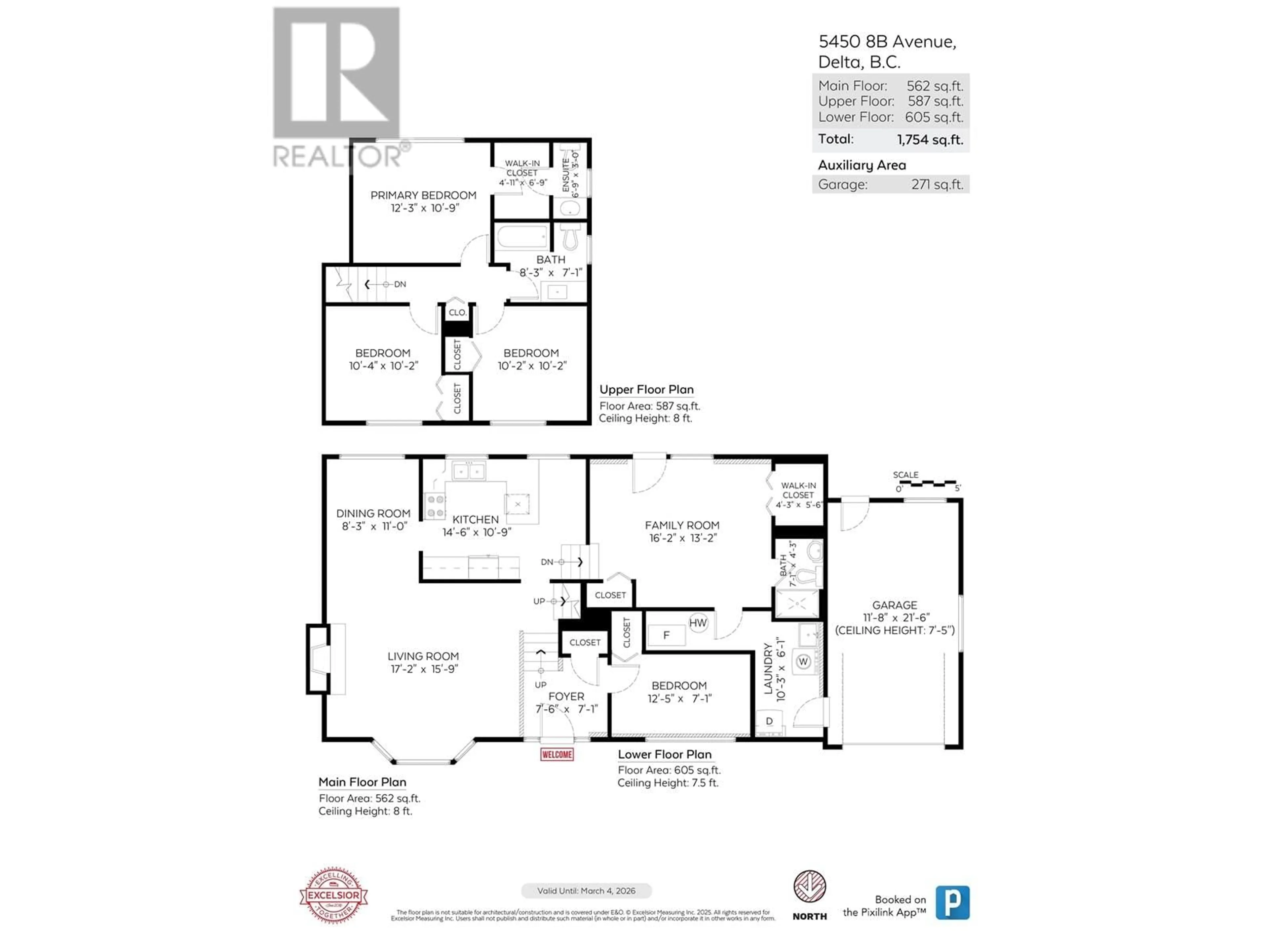 Floor plan for 5450 8B AVENUE, Delta British Columbia V4M1V6