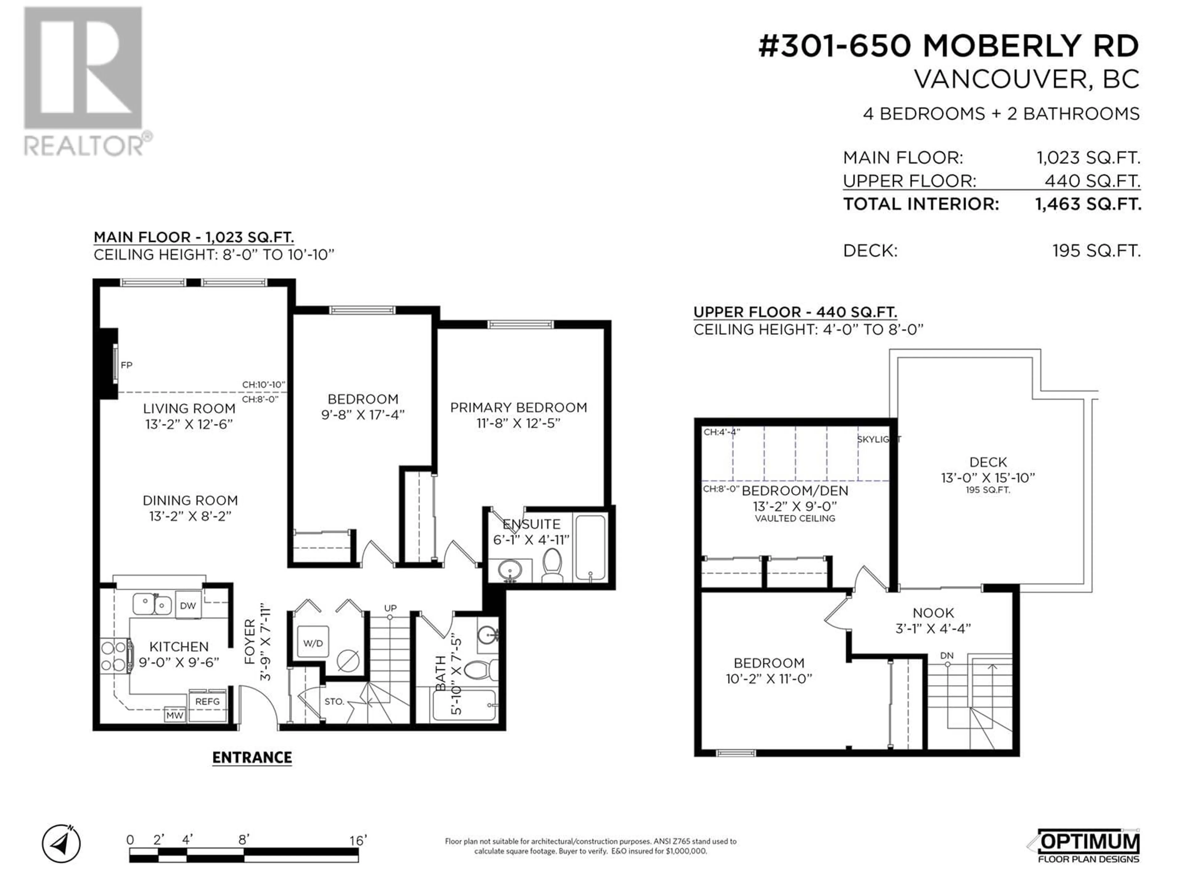 Floor plan for 301 - 650 MOBERLY ROAD, Vancouver British Columbia V5Z4J1
