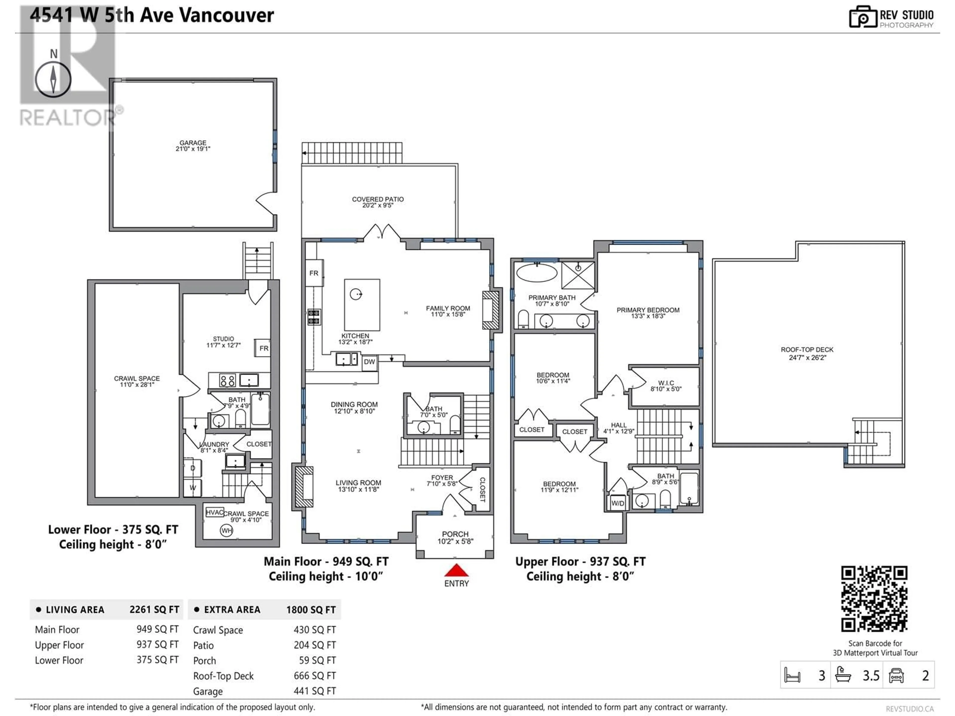 Floor plan for 4541 W 5TH AVENUE, Vancouver British Columbia V6R1S6